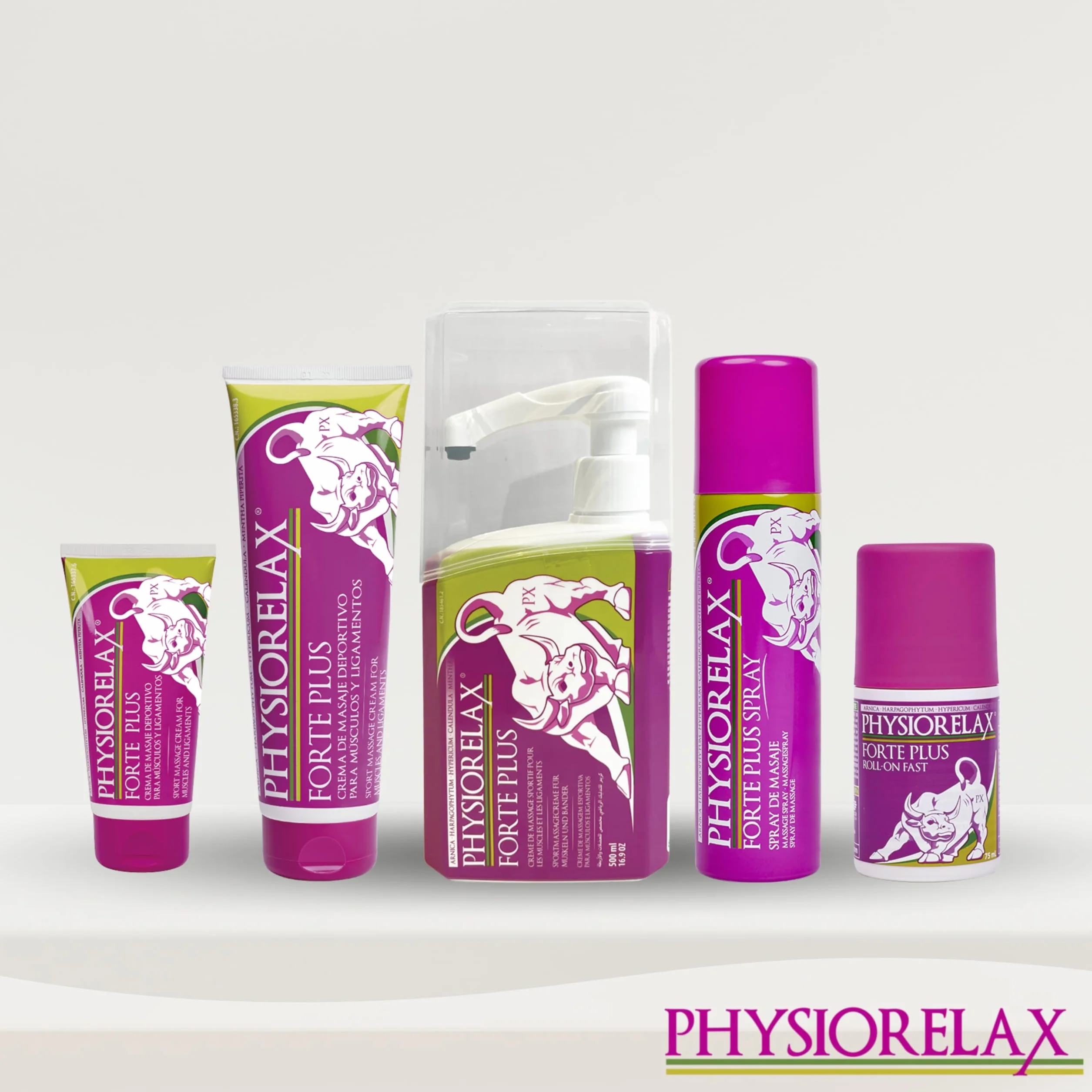 Physiorelax Forte Plus Spray Fácil Aplicación con Árnica Ingredientes Naturales 150 ml