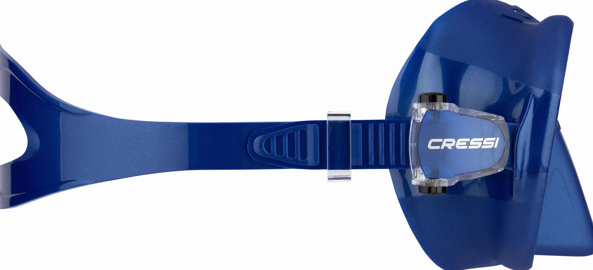 Cressi Máscara de buceo sin marco para adultos, lente mono de visión amplia, bajo volumen interno, silicona suave pura, ZS2: diseñada en Italia por Cressi