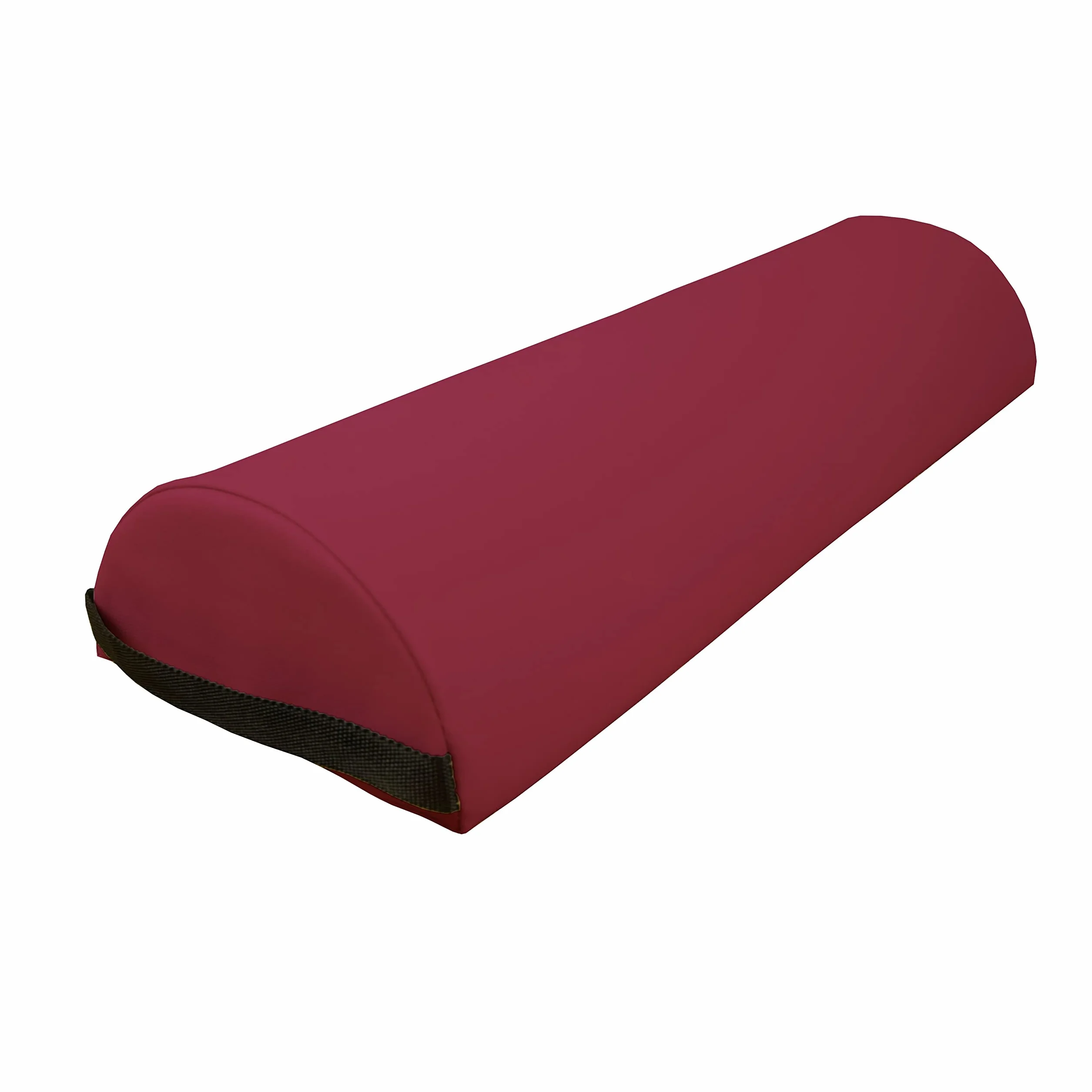 Medio Rodillo Pilates Grande 60x23x11cm Espuma Yoga Masaje Fisioterapia Burdeos