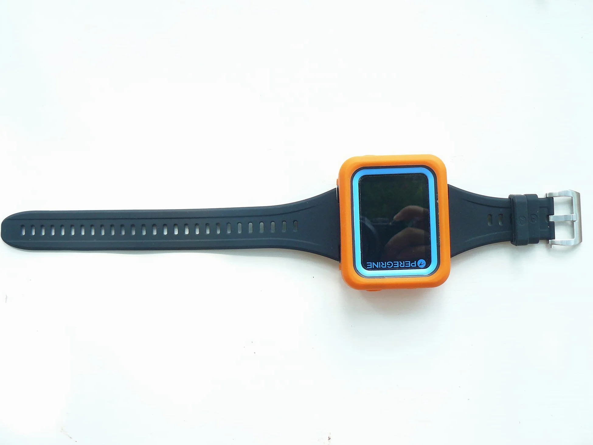 Cubierta protectora de silicona para el ordenador de buceo peregrino Shearwater (naranja)