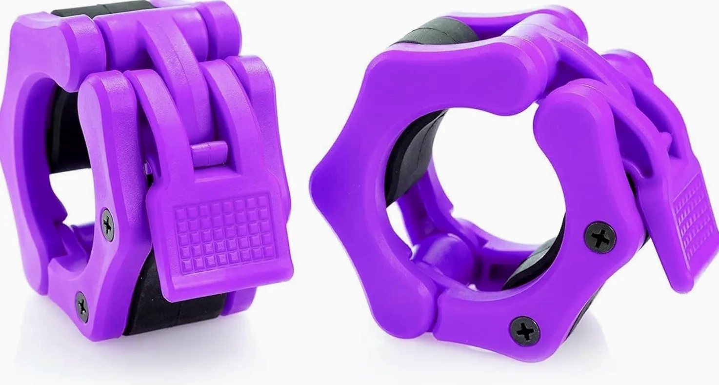 Abrazaderas de Pesas olímpicas de 2 Pulgadas, Clips de liberación rápida, 2 Pulgadas, Barras olímpicas Profesionales, Pesas para Sentadillas, Levantamiento de Pesas, Fitness, Cuerpo