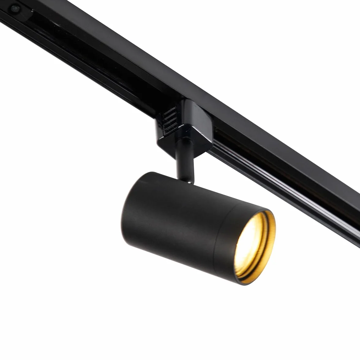 QAZQA Moderno sistema de carril monofásico 10 focos negro Jeana Aluminio/Acero/Plástico LED Max. 10x50W
