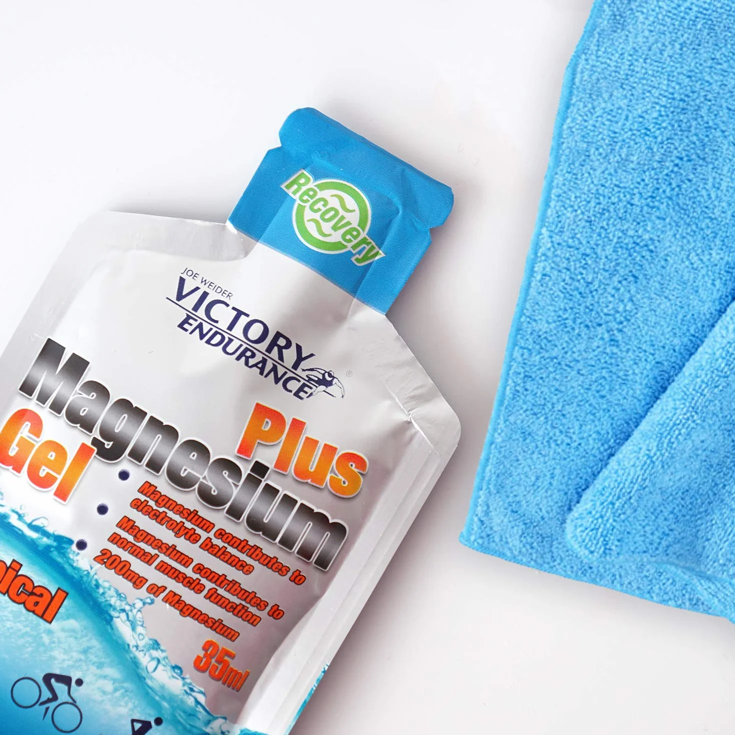 Victory Endurance Magnesium Gel Plus 35ml x 12 - Suplemento con Potasio para Calambres Musculares