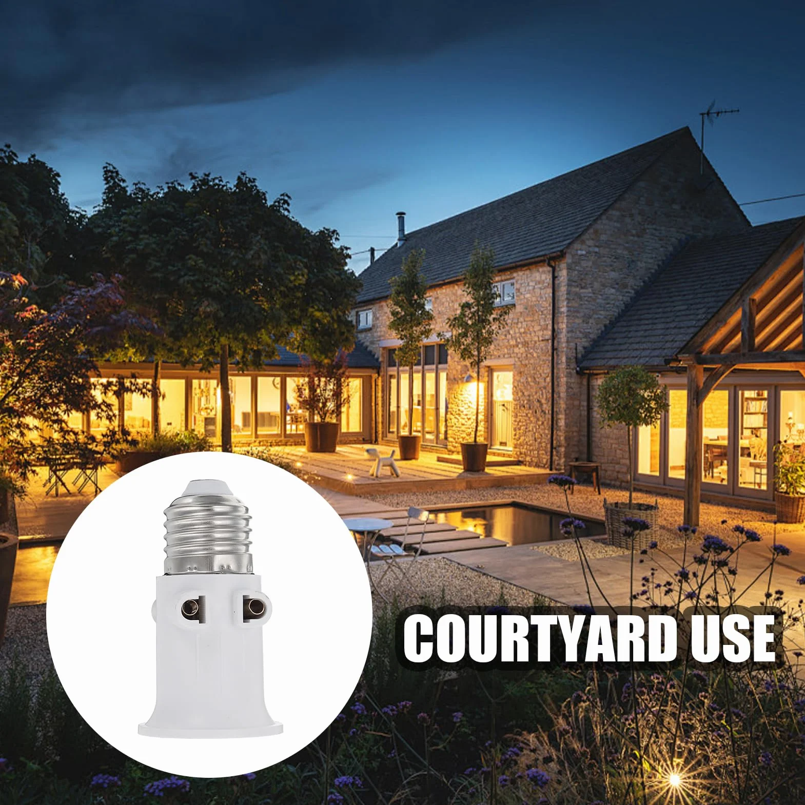 Casquillo Adaptador E27 Base de Zócalo LED para Lámpara