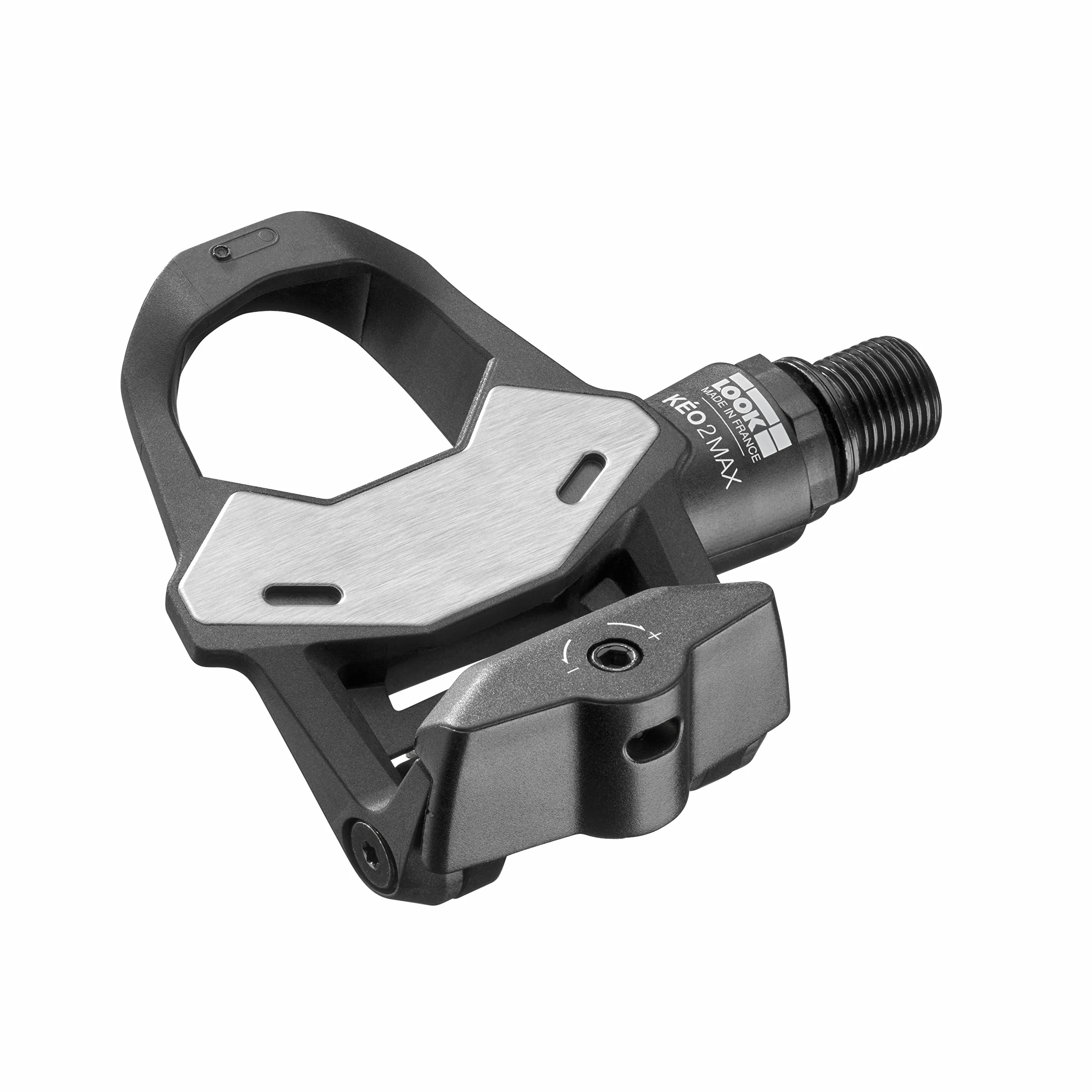 LOOK Cycle - Pedales de Bicicleta KEO 2 MAX XXX - Gran Superficie de Contacto 500mm² - Transferencia Total de Potencia - Pedales UltraLigeros, Cuerpo XXXX - Tensión Ajustable