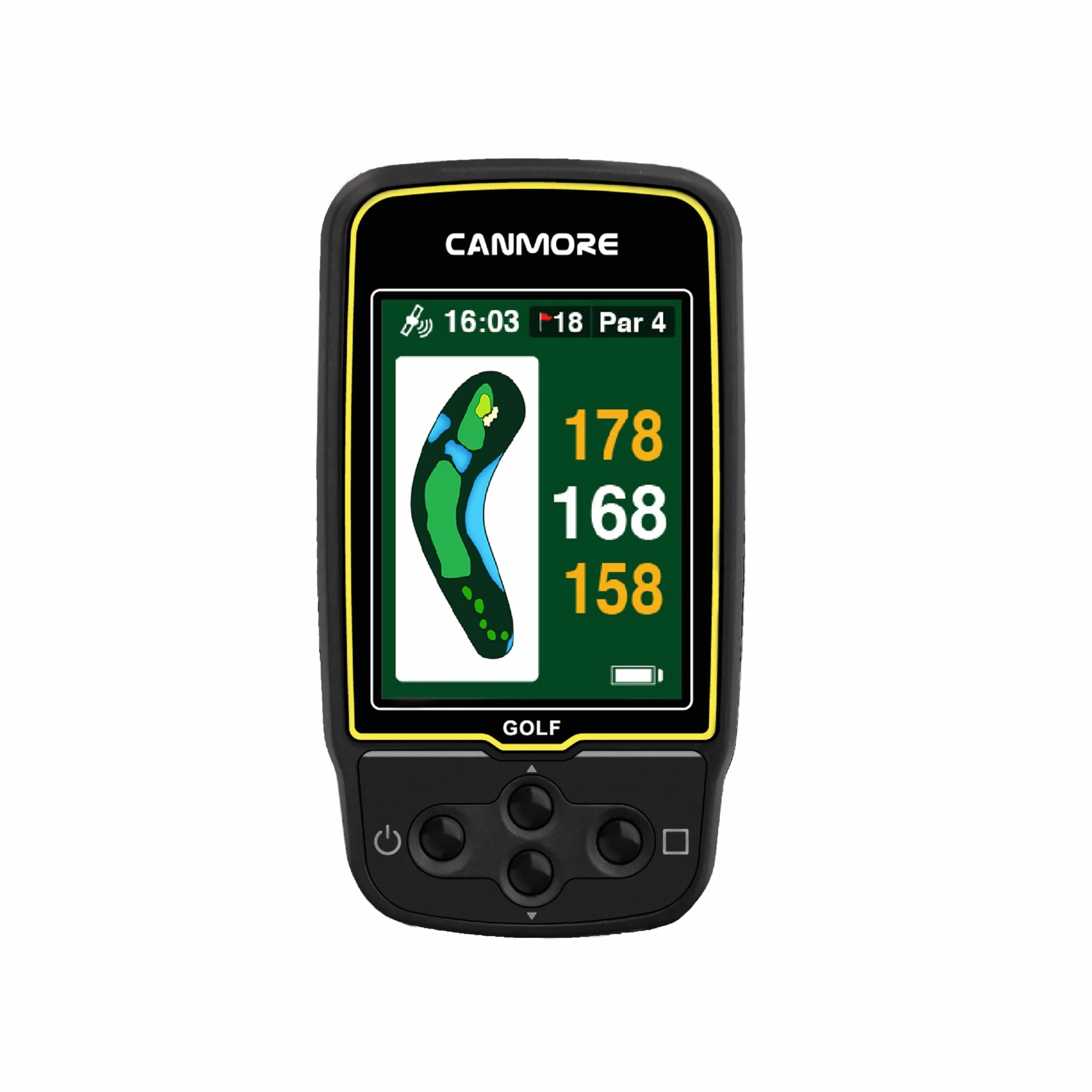 CANMORE HG500 Golf GPS Pantalla a Color Extra Grande Mapa de Campo 41.000 Campos Forma del Verde y la Calle Negro