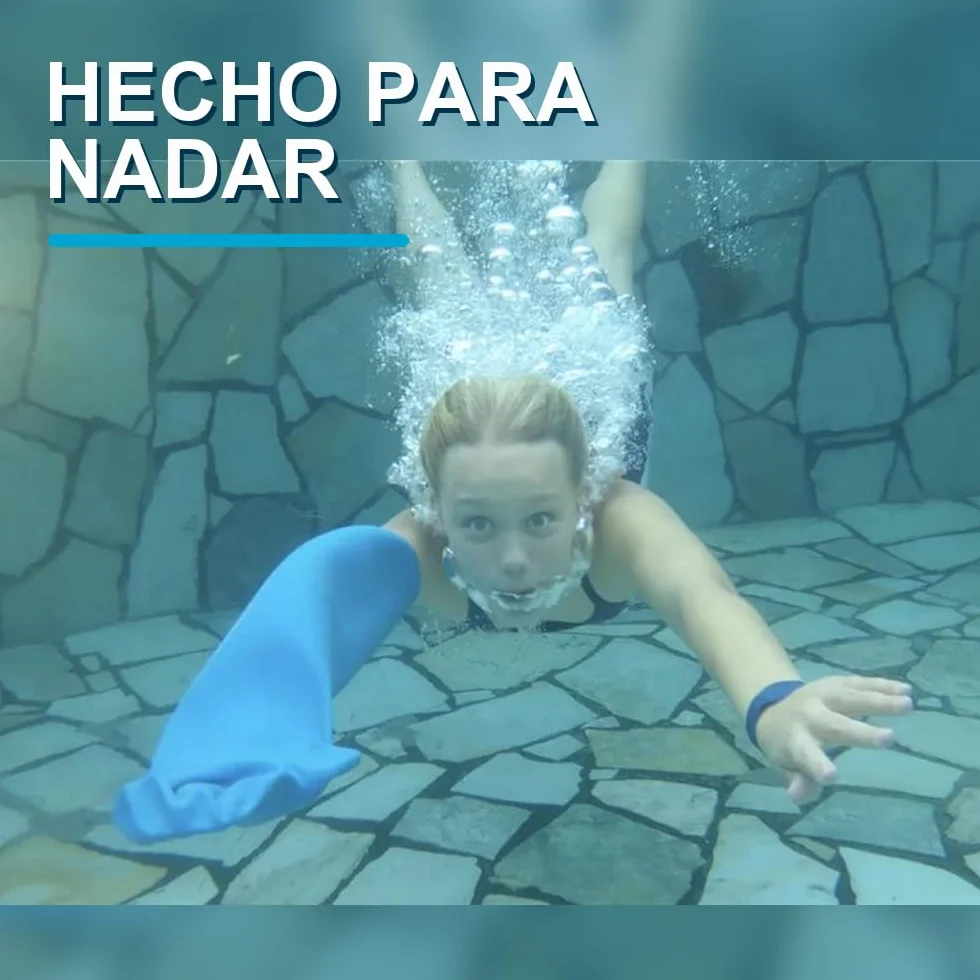 Bloccs Protector para brazo enyesado impermeable - Natación, Ducha y Baño - Protector de yeso duradero para brazo infantil mediano