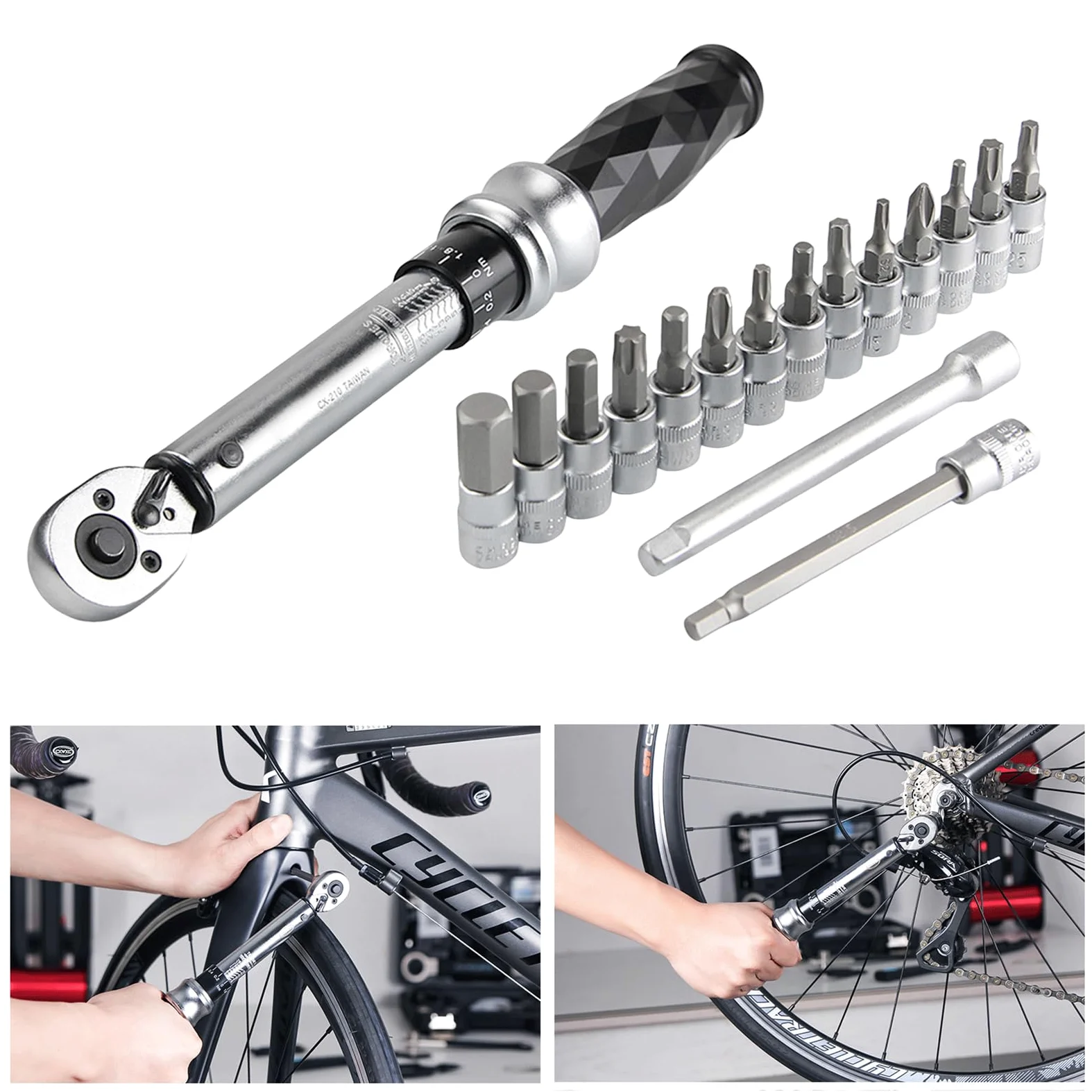 Durabilidad Tapas de horquilla de bicicleta de metal Herramienta multiherramienta para bicicleta Cubierta de hombro de horquilla delantera para mantenimiento de ciclos Herramienta de ciclismo de de