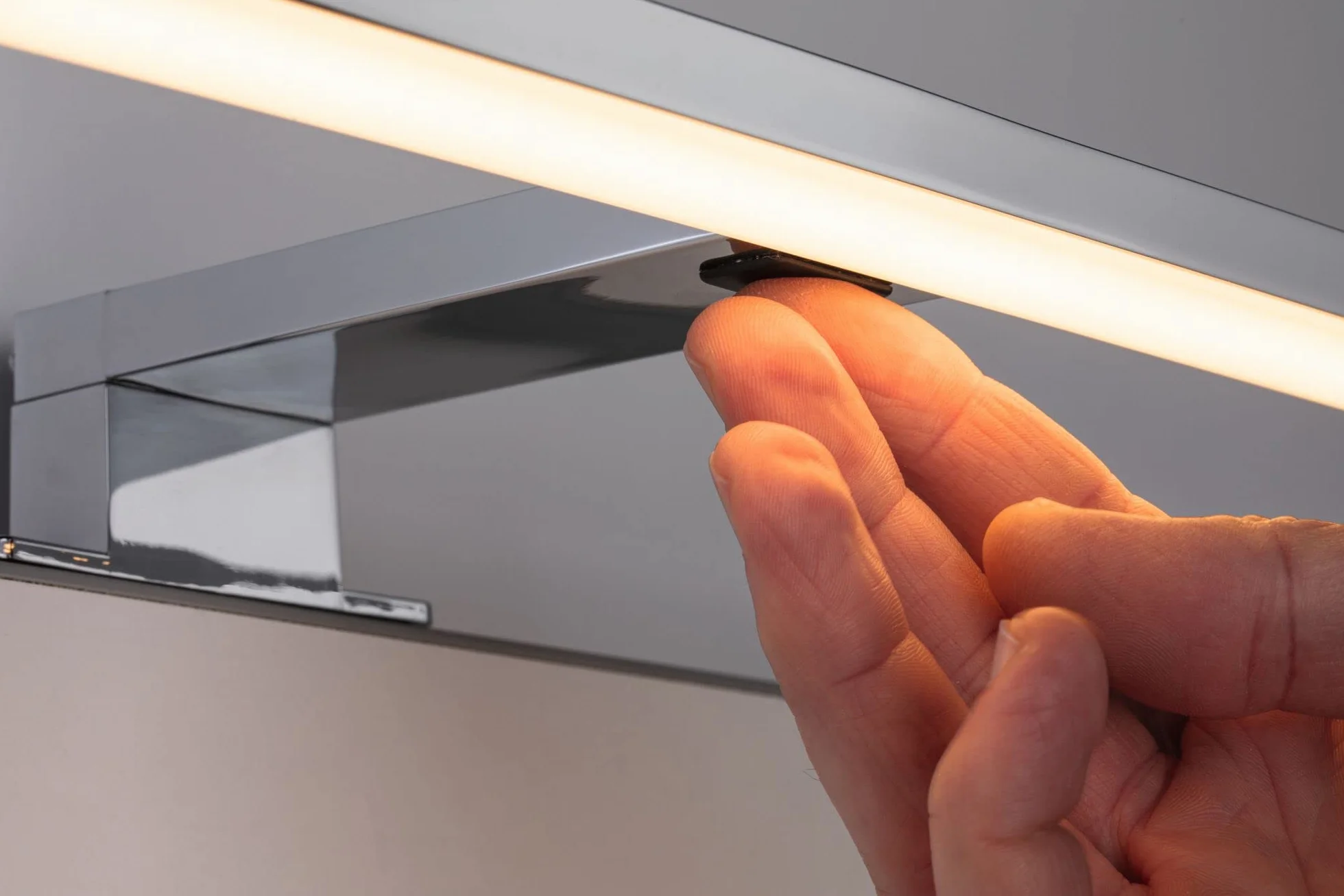 Paulmann Plafón LED espejo Selo IP44 Tunable White 420lm 230V 3,7W 2700K aluminio cromado acrílico