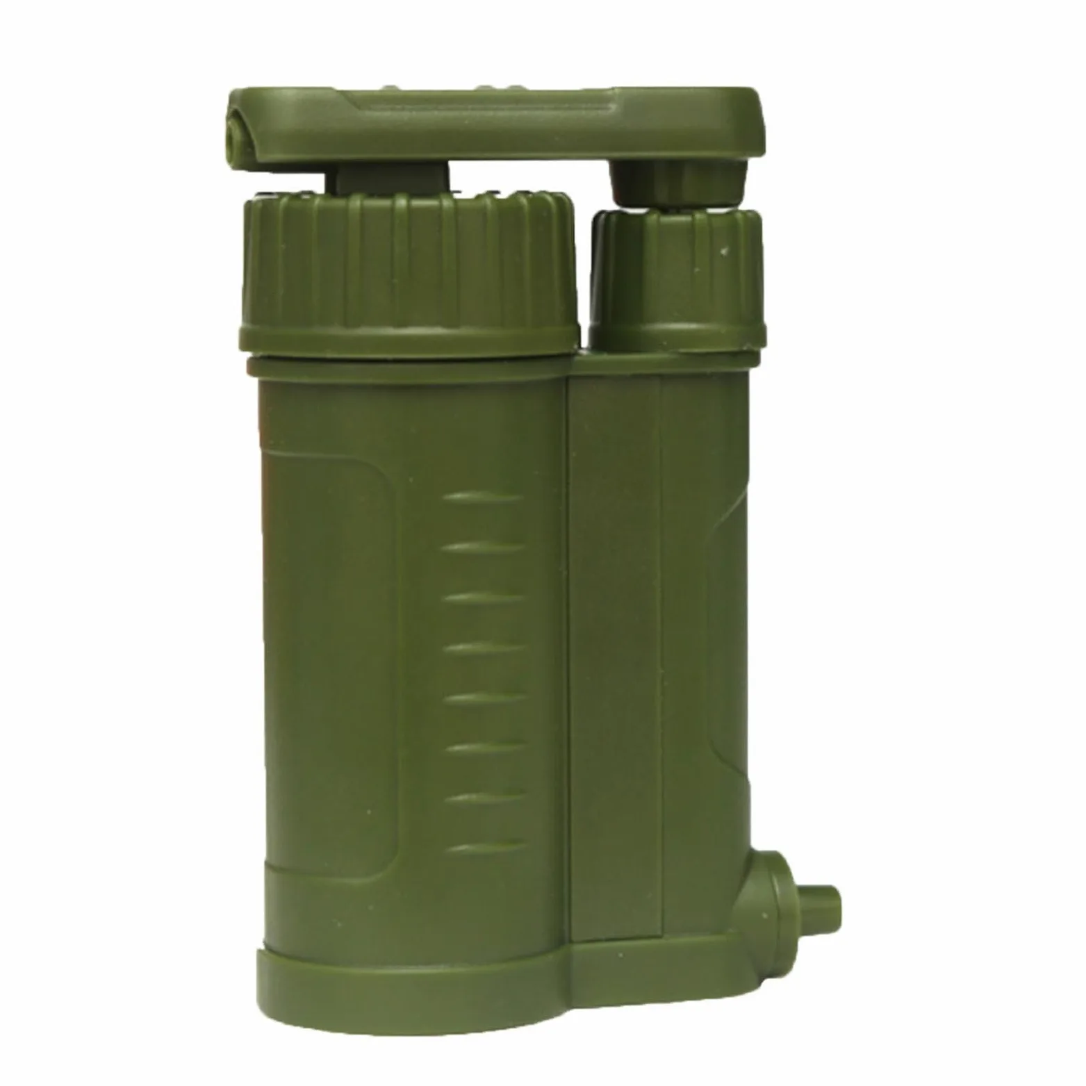 Filtro de soluciones de agua para exteriores de emergencia, compacto y | portátil, purificador de agua para viajes, camping y senderismo, purificador de agua eficaz para fuentes naturales y