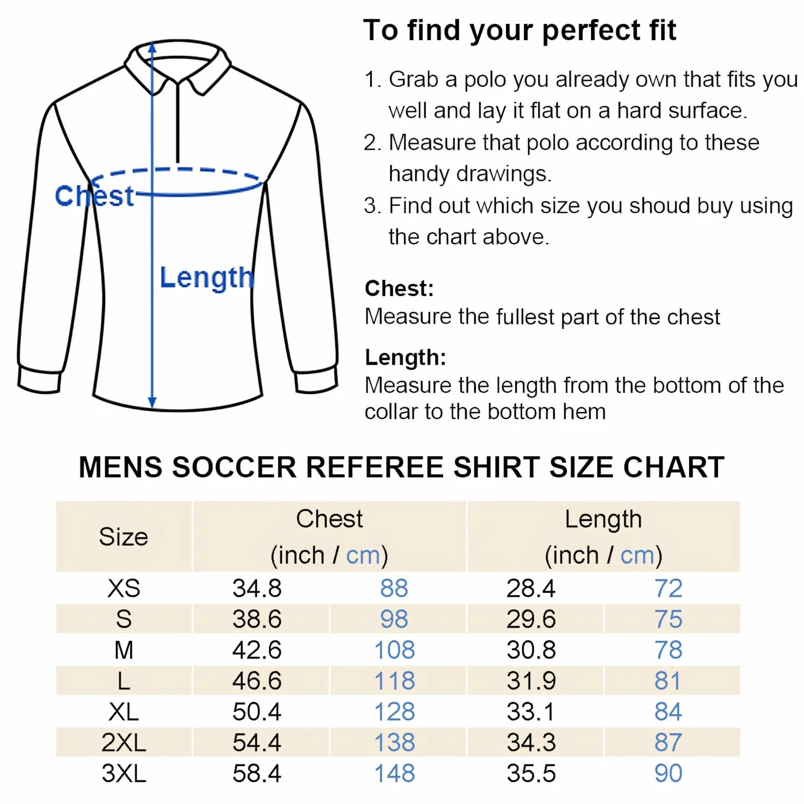 TopTie Camiseta Oficial de árbitro de fútbol de Manga Larga Hombre, Uniforme Profesional de USSF