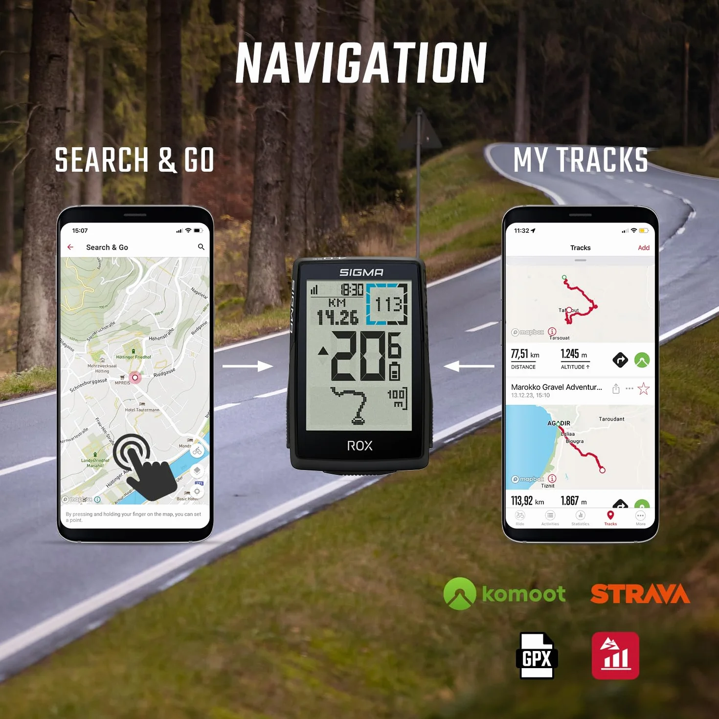 SIGMA ROX 4.0 SE| Special Edition | ciclocomputador inalámbrico GPS & navegación Incl. OVERCLAMP Butler | navegación GPS Outdoor con medición de altitud | Color Negro | Compatible e-Bike