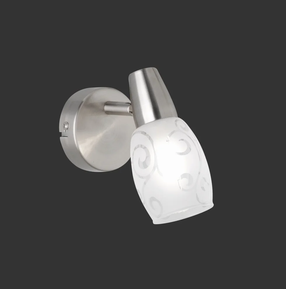 TRIO R80021007 Foco AR E14 28 W Metal Níquel Mate IP20