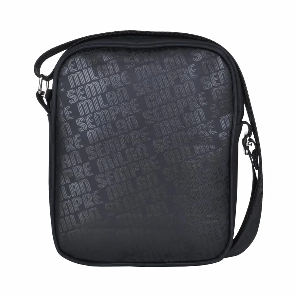 Ac Milan 143414 Milan, Bolso Unisex Adulto, Negro
