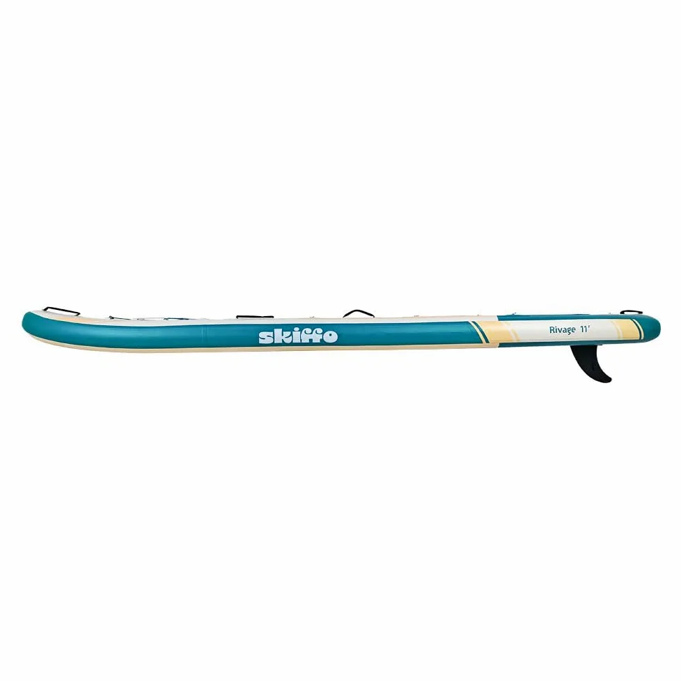 Skiffo Rivage Lagoon 11' – Sup Inflable 2 en 1 Kayak Completo – 335 x 86 x 15 cm – MAX 160 kg – Estable y versátil – Diseño único