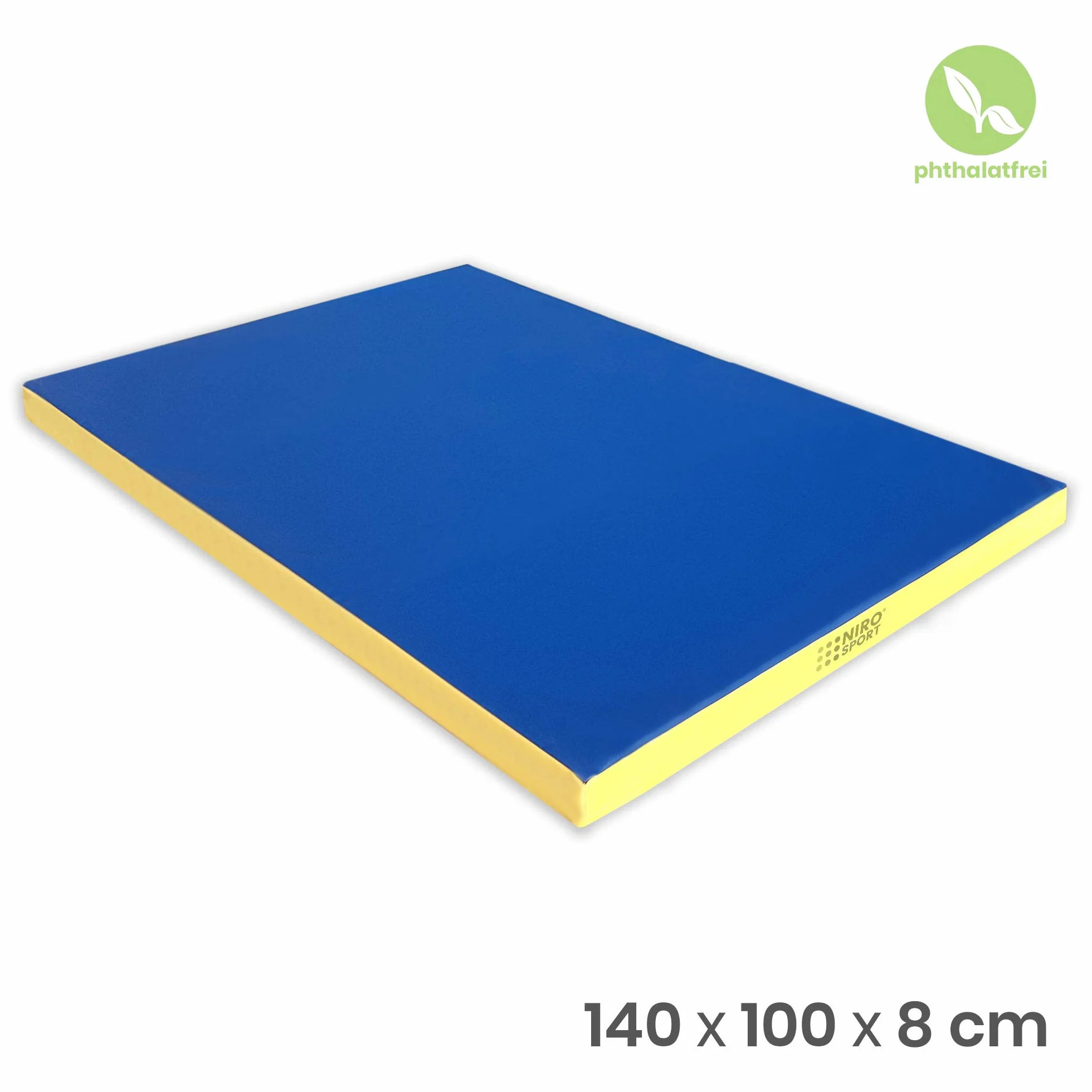 NIROSPORT colchoneta deportiva 140x100x8cm alfombrilla de gimnasia