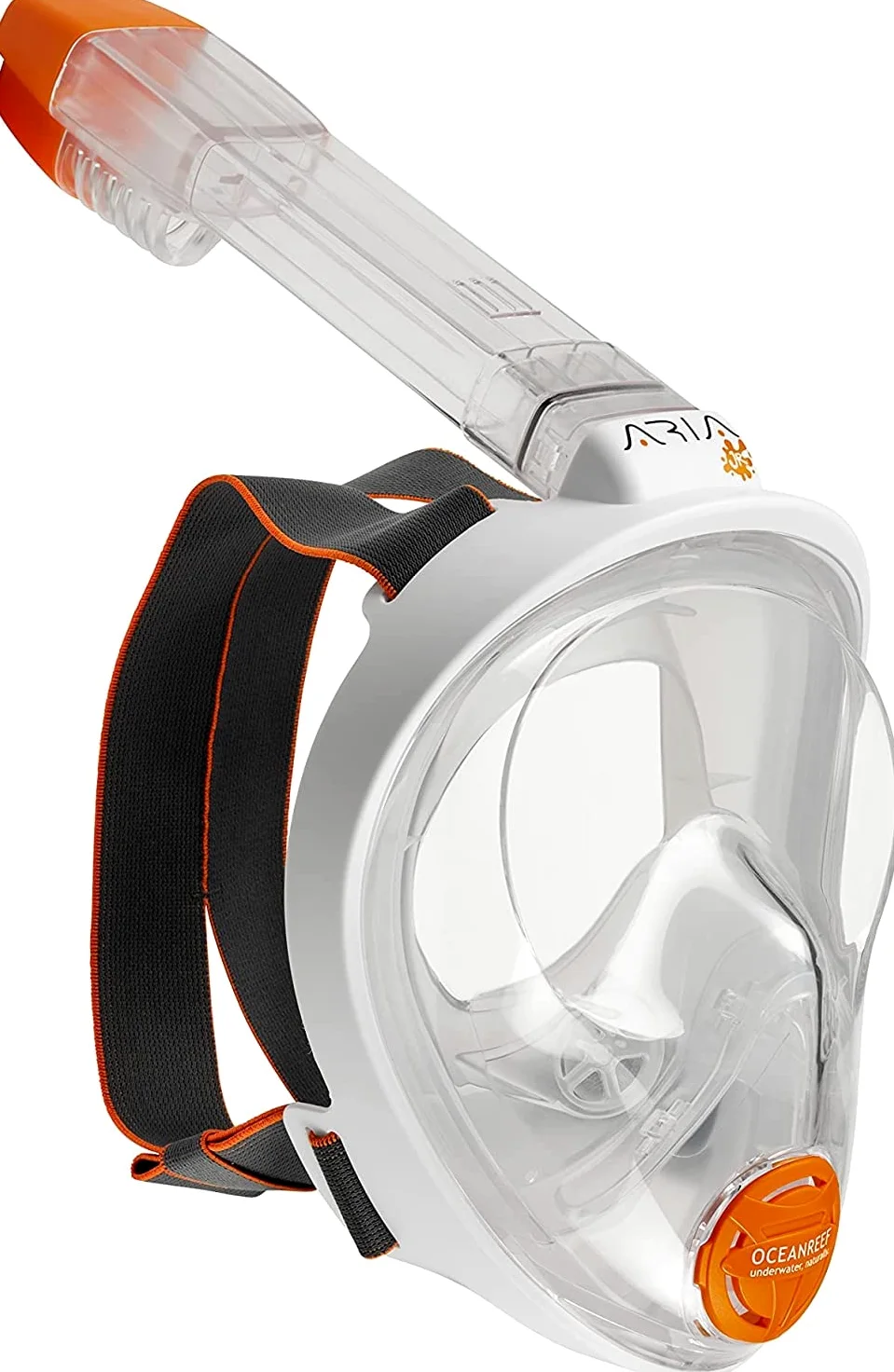 OCEAN REEF - Aria Snorkeling Mask Junior Full Face Snorkeling Mask with Stickers