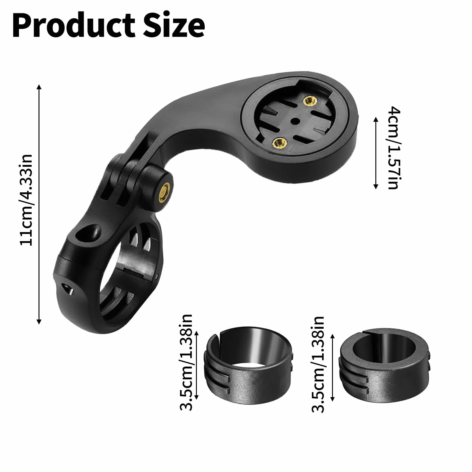 Soporte de Bicicleta para Garmin Edge Explore 2 para Garmin Edge 530 540 520 510 500 800 810 820 830 840 200 130 20 25 1000 1030 1040 Plus XOSS G/G+ GPS Ciclismo (Estilo 2)