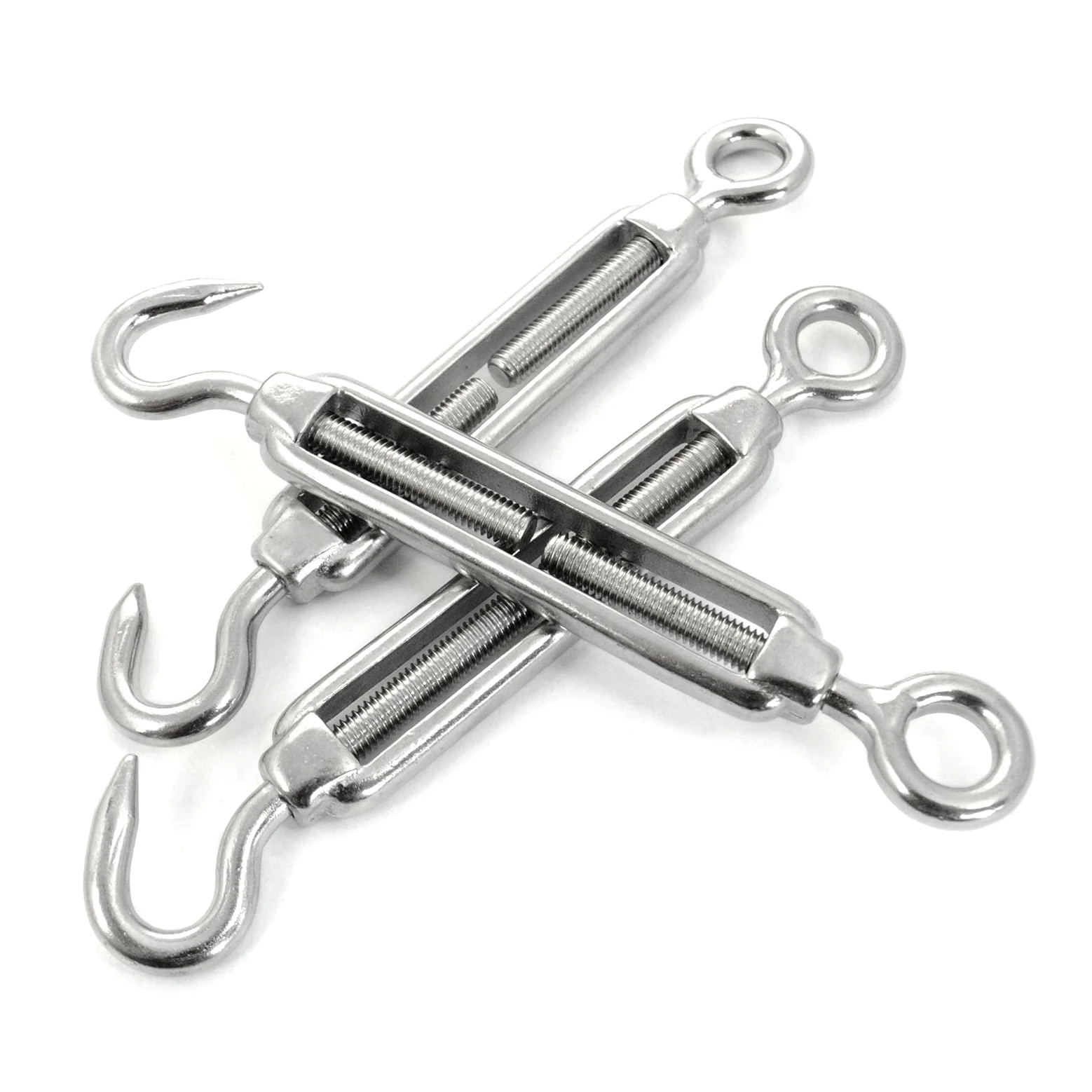10 pc/s acero inoxidable V4A tensor M10 tensor de la cuerda tornillo gancho - ojo