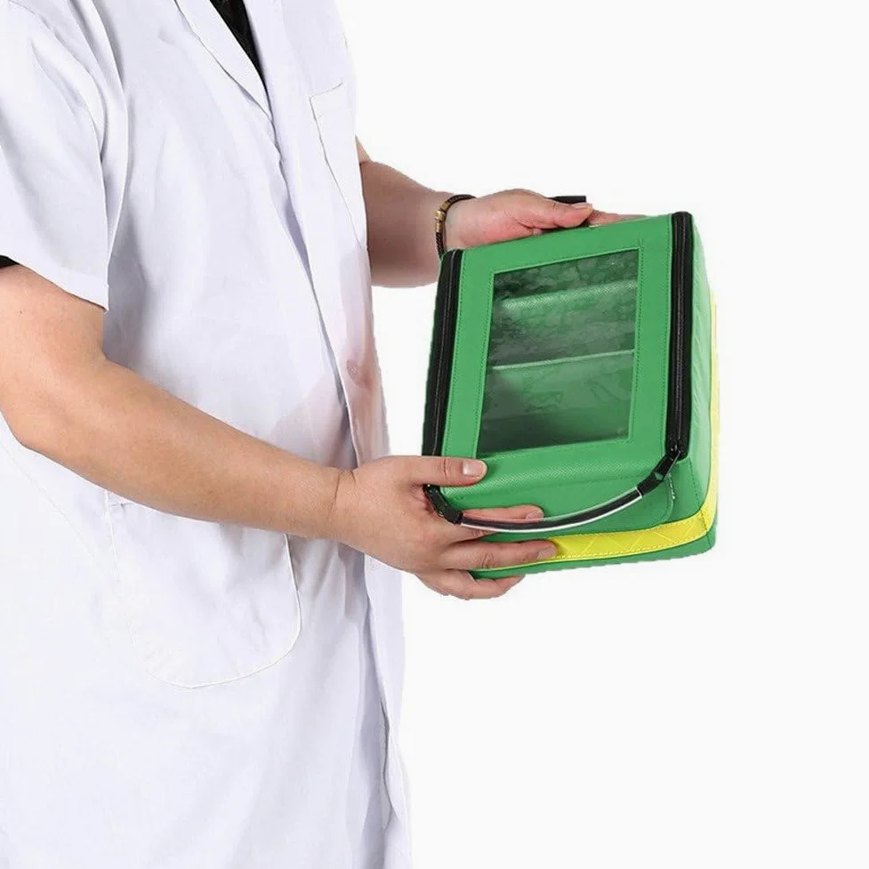 Bolsa para Botiquín De Primeros Auxilios, Bolsa Multifuncional para Guardar Medicamentos, Kit Médico De Supervivencia para Viajes, Coche, Casa Y Trabajo.