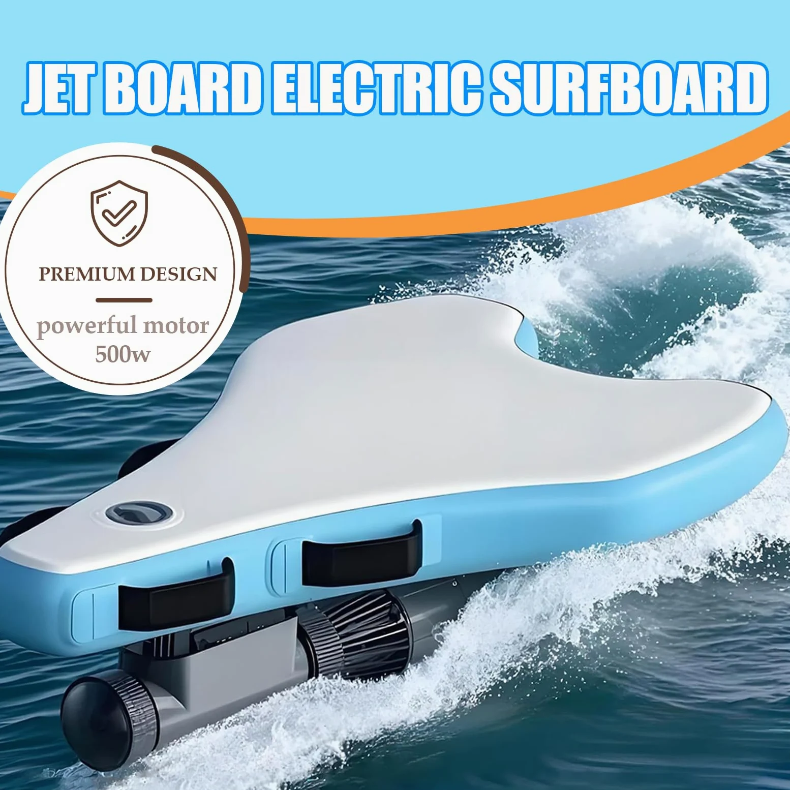 Surf eléctrico para Adultos, 3 en 1 Scooter de Buceo & Tabla Paddle Surf Inflable, Sistemas de propulsión Desmontable, Material Suave, para Sup Buceo Viajes