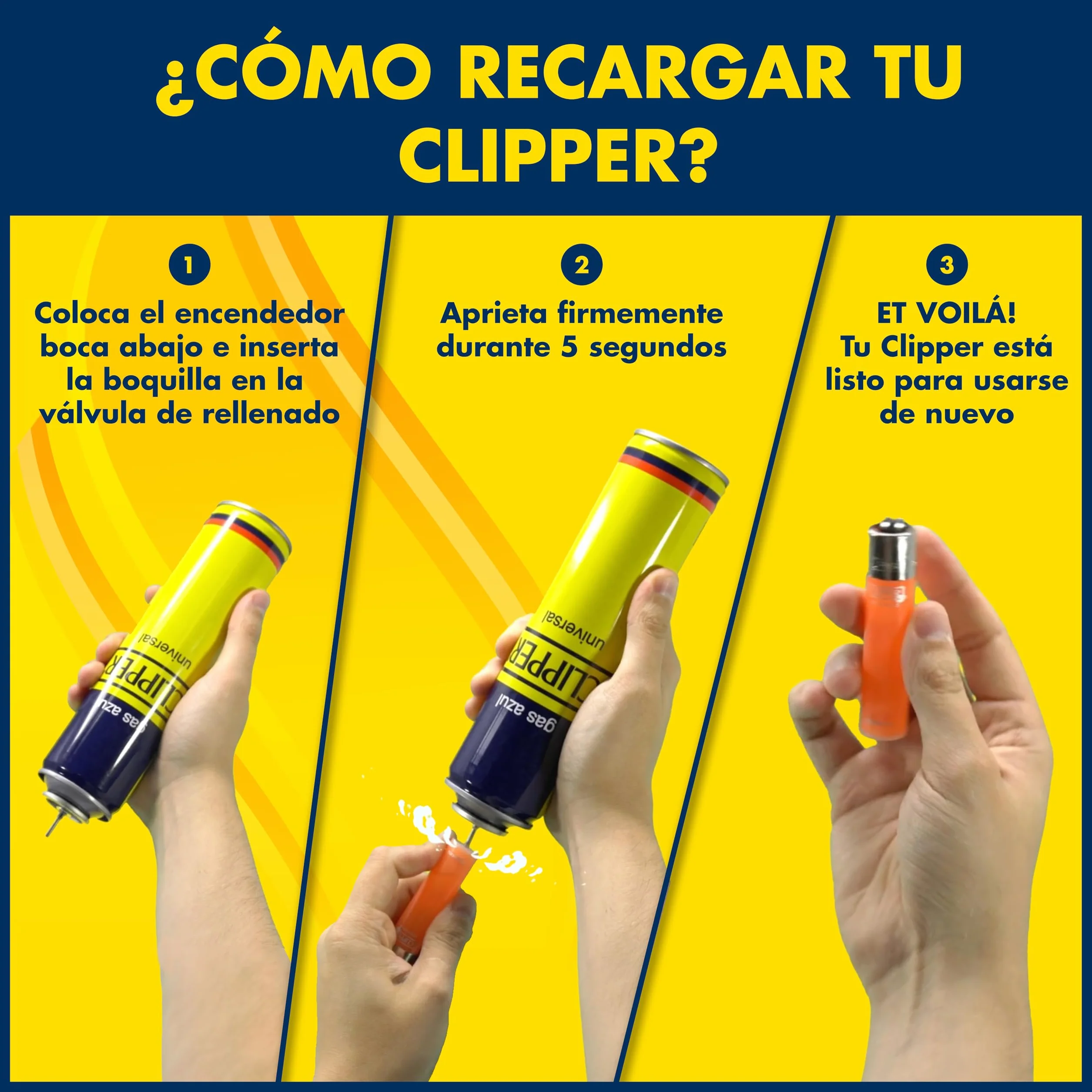 Gas Butano Universal para Mecheros 300 ml Recarga 2 uds