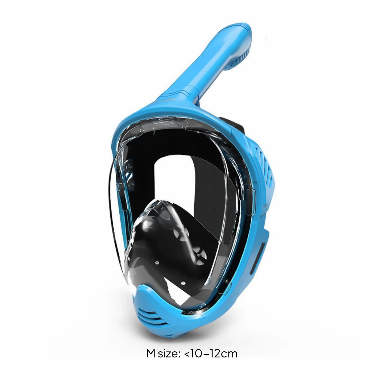 Máscara de Snorkel de Cara Completa Gafas Tubo Visor Plegable y Campo de Visión Amplio Adecuada para Adultos y Niños en Buceo Ligero Natación