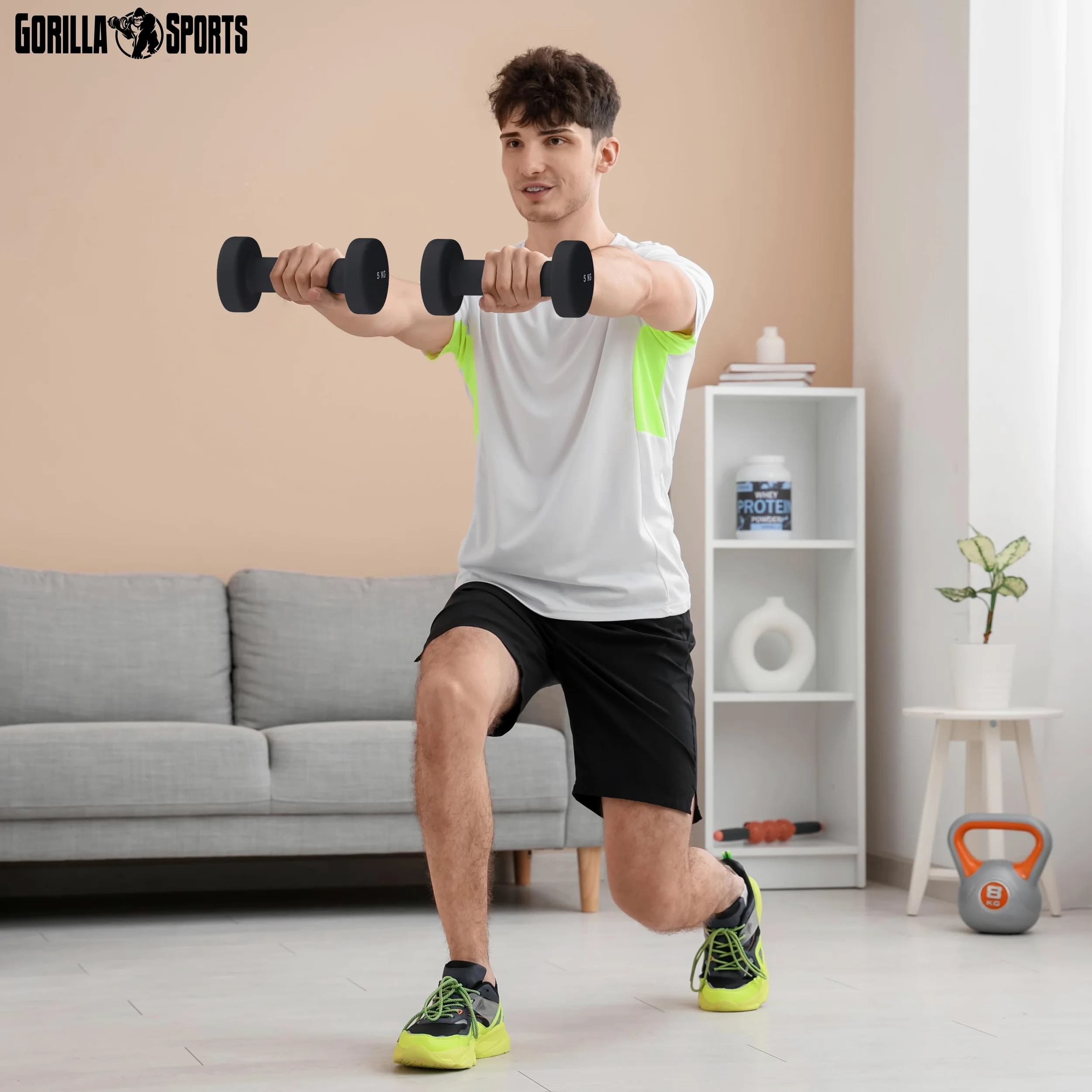 Gorilla Sports - Mancuernas de Vinilo