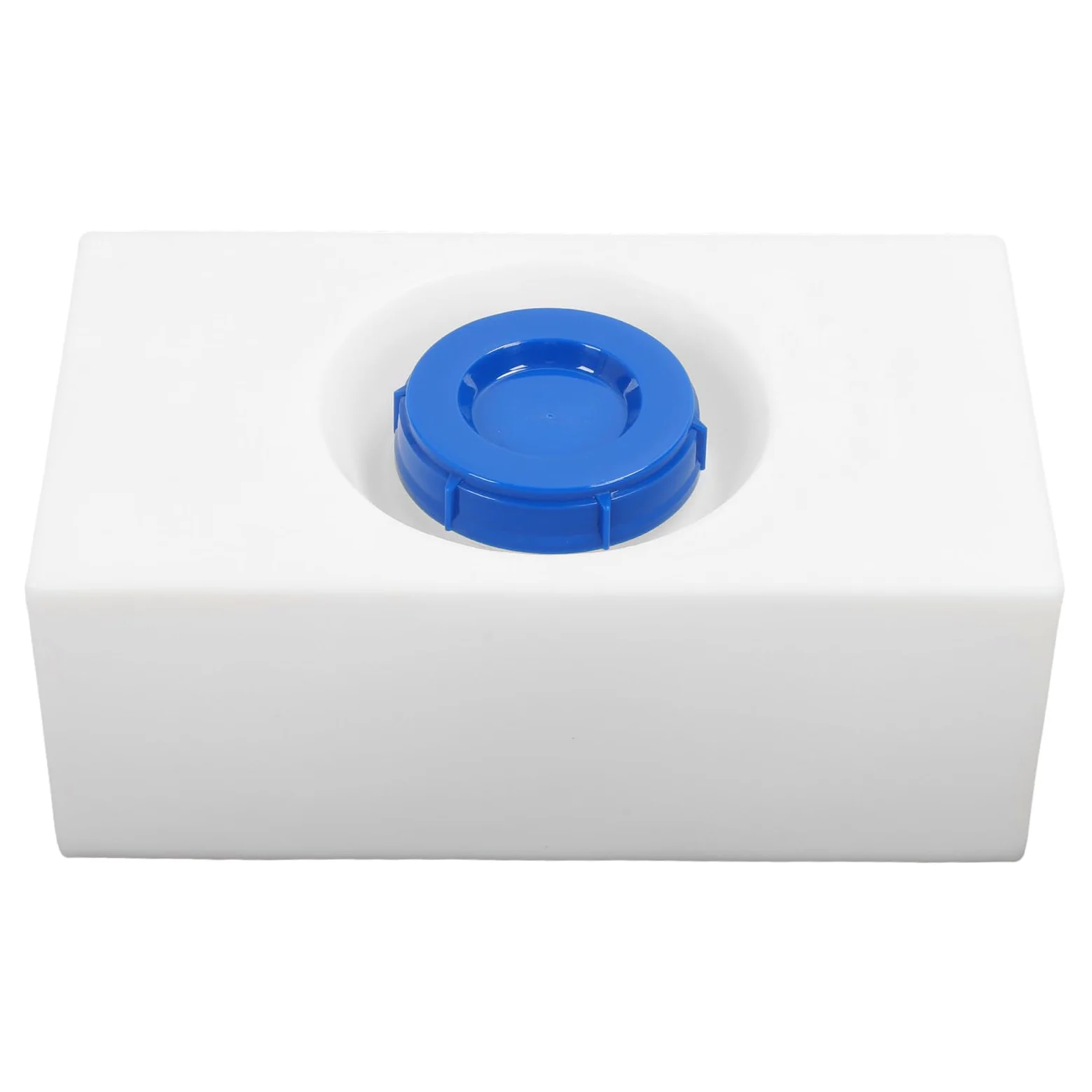 Depósito de almacenamiento de agua de 8 galones LLDPE a prueba de paso – Tanque de retención de agua dulce para caravanas, remolques, barcos, forma cuadrada, lisa y sellada, entrada de boca de 130 mm