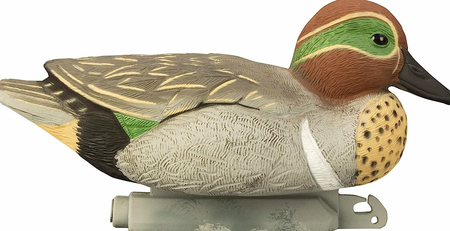 Higdon Outdoors Señuelos estándar de Pato Verde Azulado, Relleno de Espuma