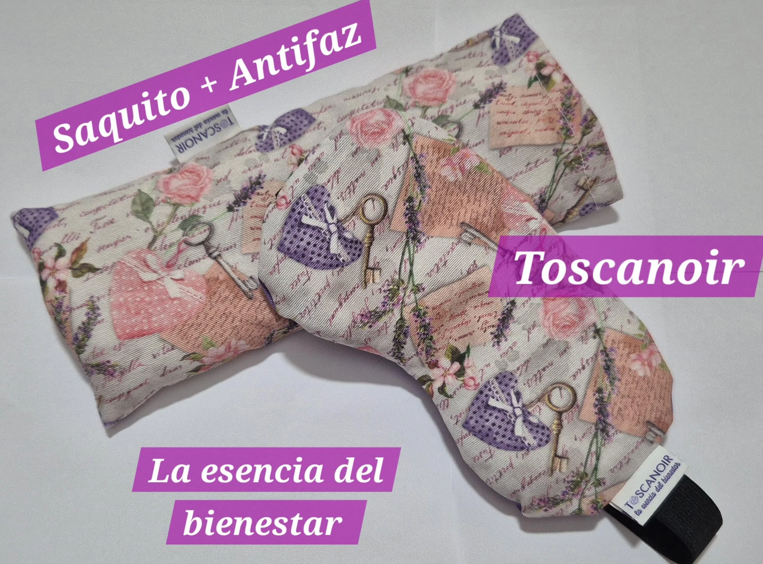 Saquito de Semillas y Antifaz Térmico Microondas