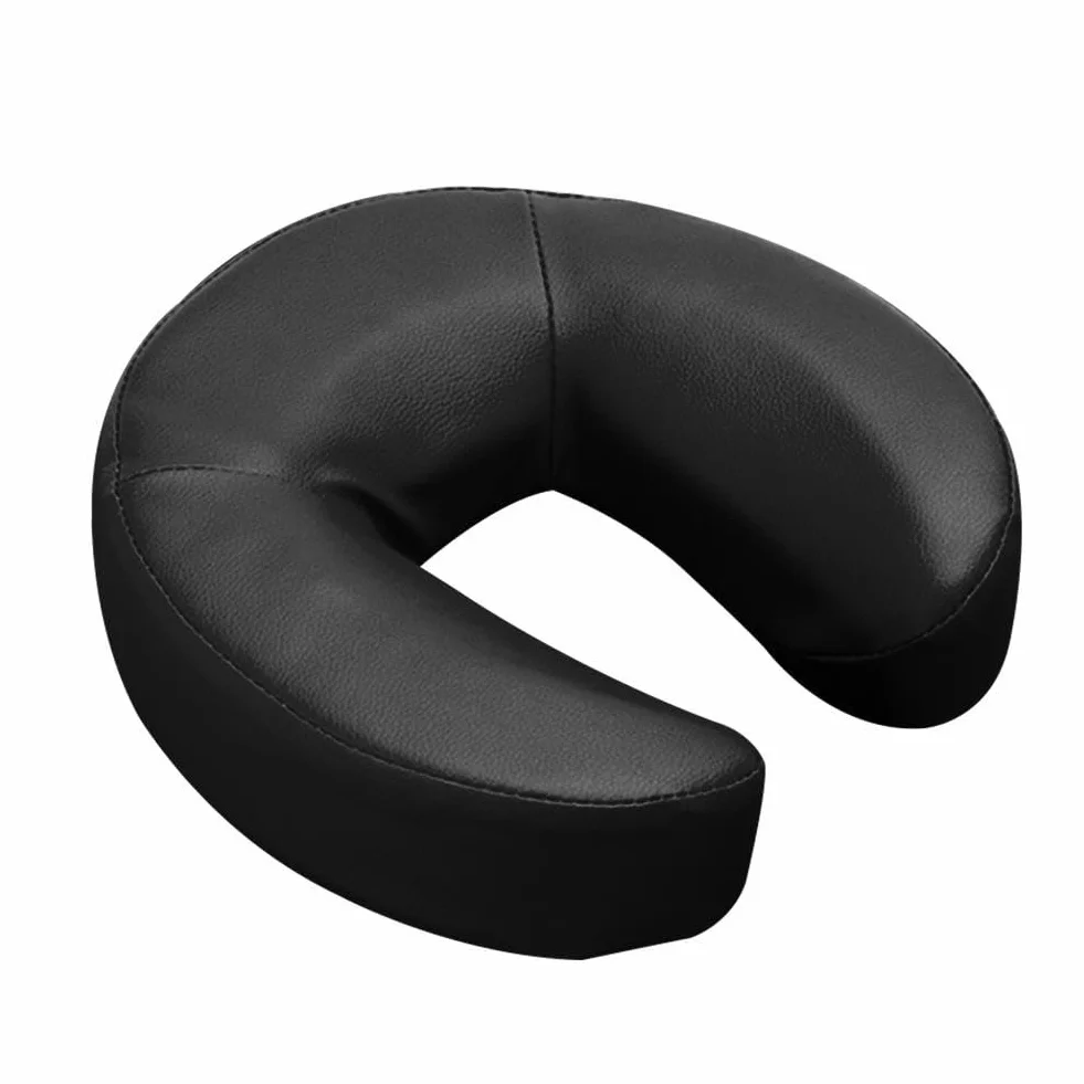Almohada ergonómica de espuma viscoelástica para soporte de cabeza, acolchado y cómodo para masajes faciales, spa y viajes