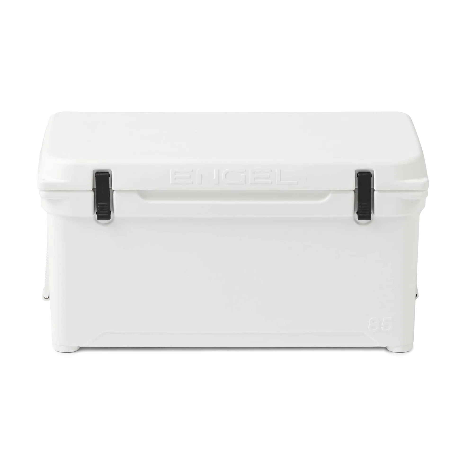 Engel ENG85 76 cuartos de galón de alto rendimiento y bajo perfil enfriador duro y caja de hielo blanco