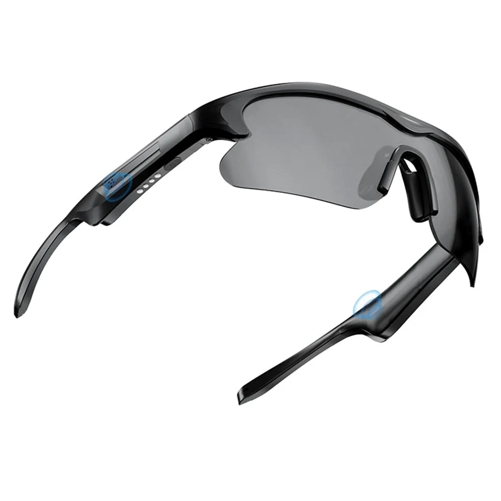 Smart Audio Gafas de Sol 5.2 Bluetooth Inalámbricas,Gafas Inteligentes | Auriculares Abiertos, Protección UV, Navegación por Voz, Adecuado para Deportes al Aire Libre, Correr y Ciclismo