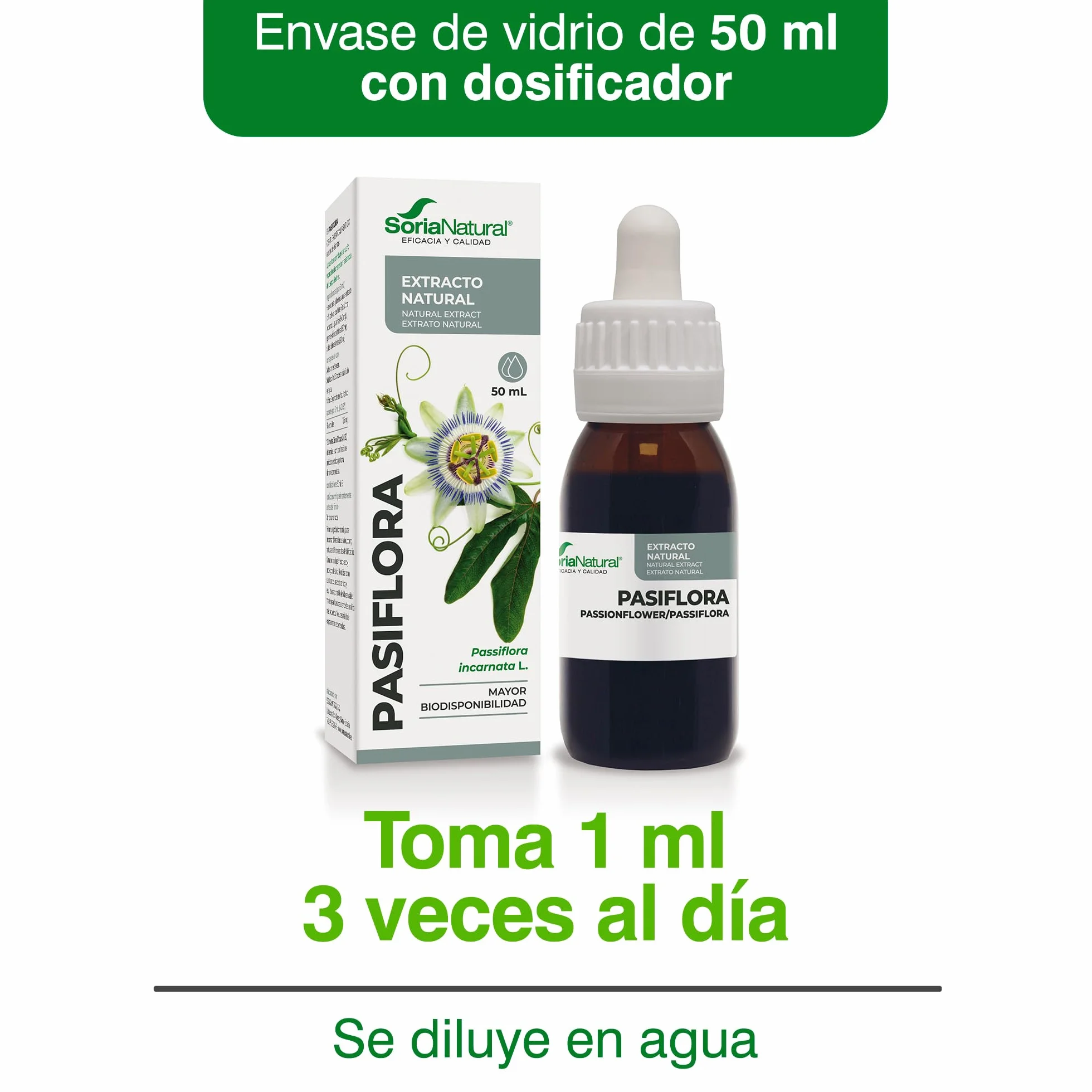 Soria Natural Extracto Pasiflora S.XXI Complemento alimenticio 50 ml