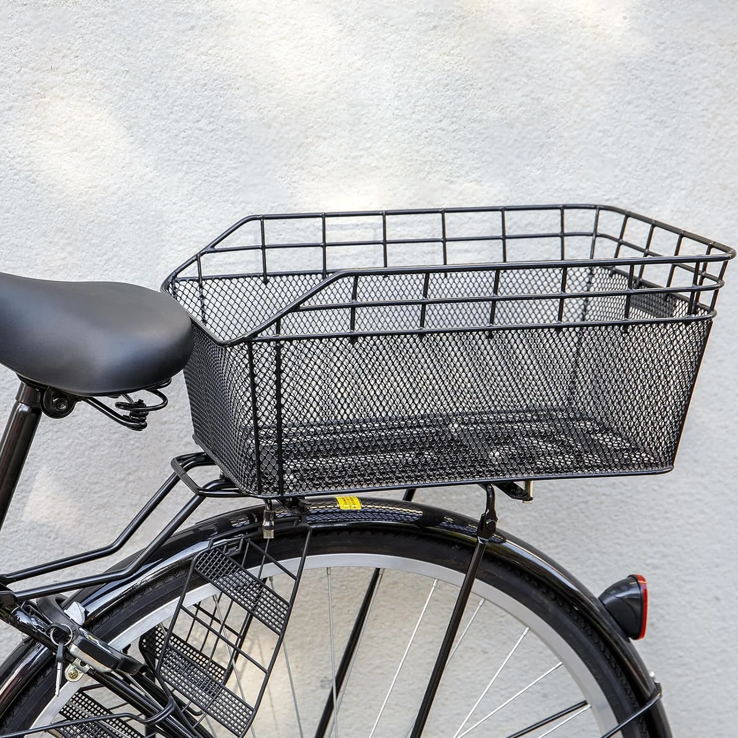 CXWXC Cesta de Bicicleta Trasera con Red de Carga y Forro Grueso para Bicicleta, Bolsa Gruesa para Bicicleta eléctrica