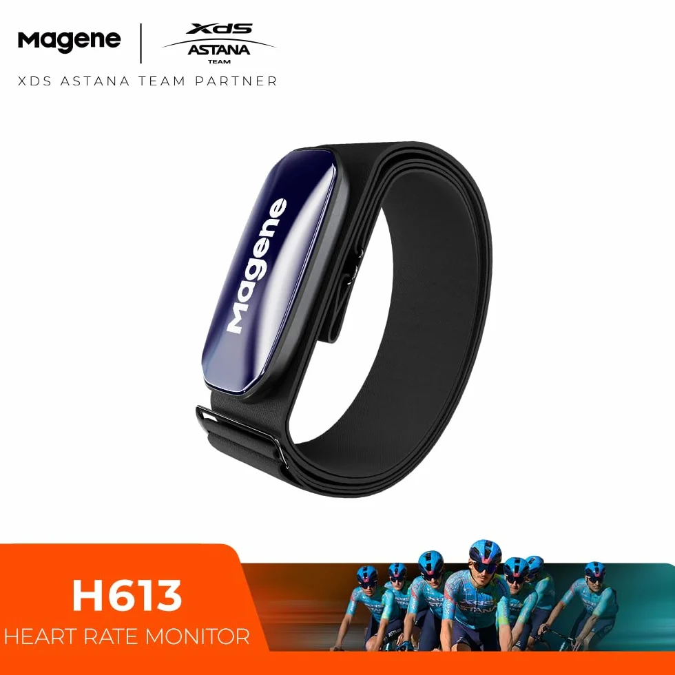 Magene H613 Monitor Frecuencia Cardíaca Banda Pectoral Bluetooth Ant+ IPX7 Ciclismo Running