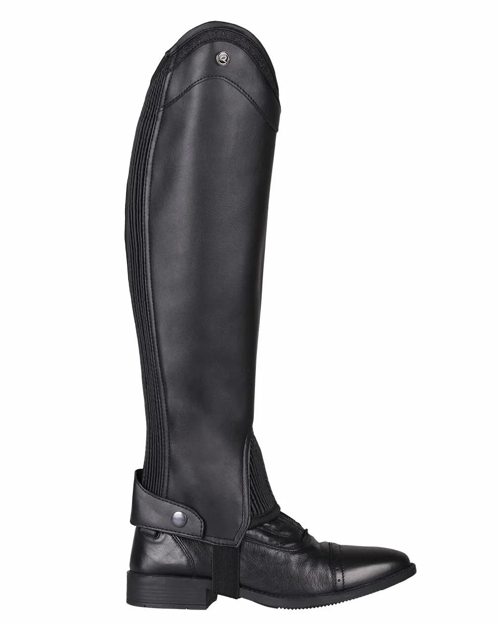 QHP Chaps Shimmer Junior Negro Brillo