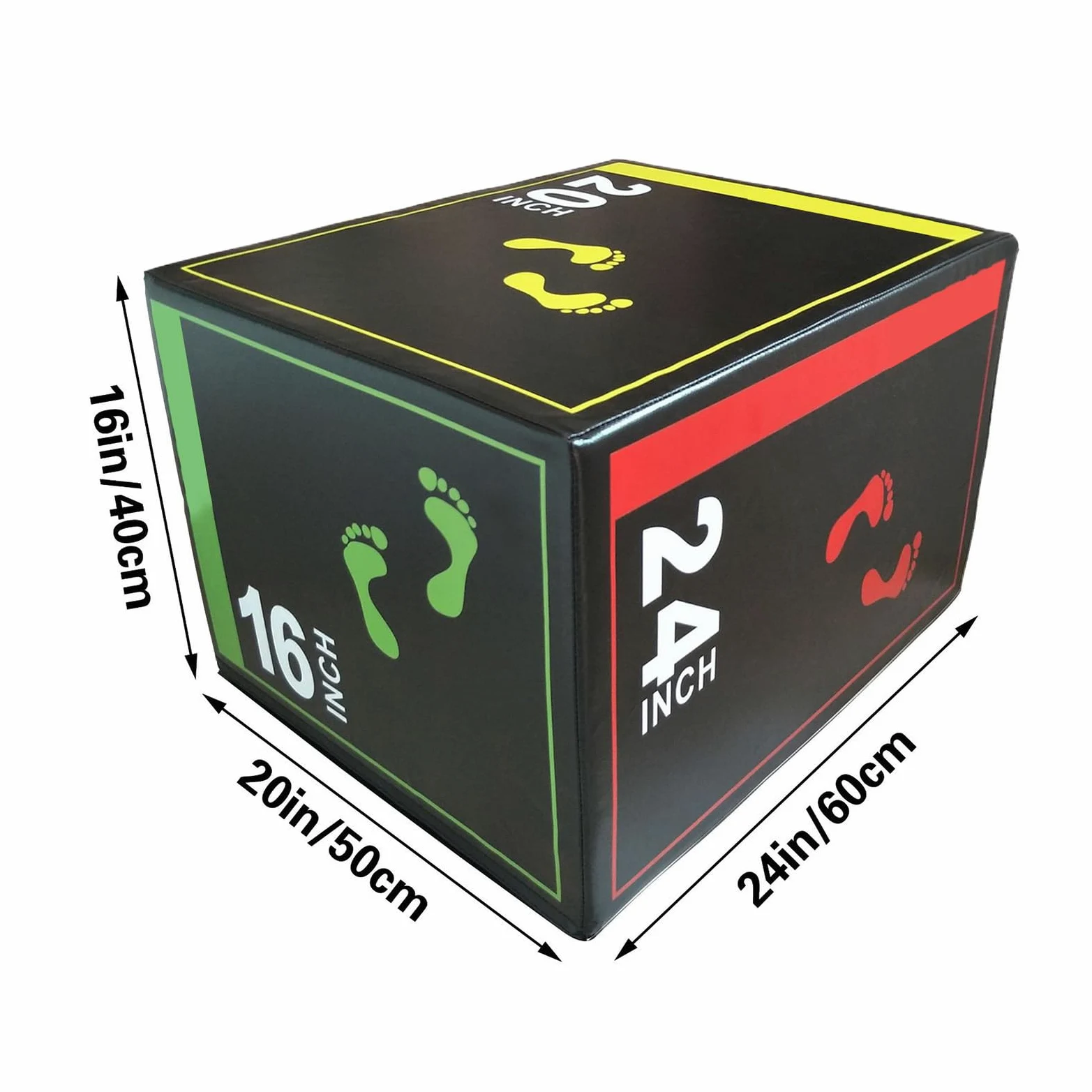 Salto de la caja de ejercicios: caja de ejercicios sin deslizamiento, Equipo de entrenamiento de equilibrio para la jóvenes jóvenes principiantes.