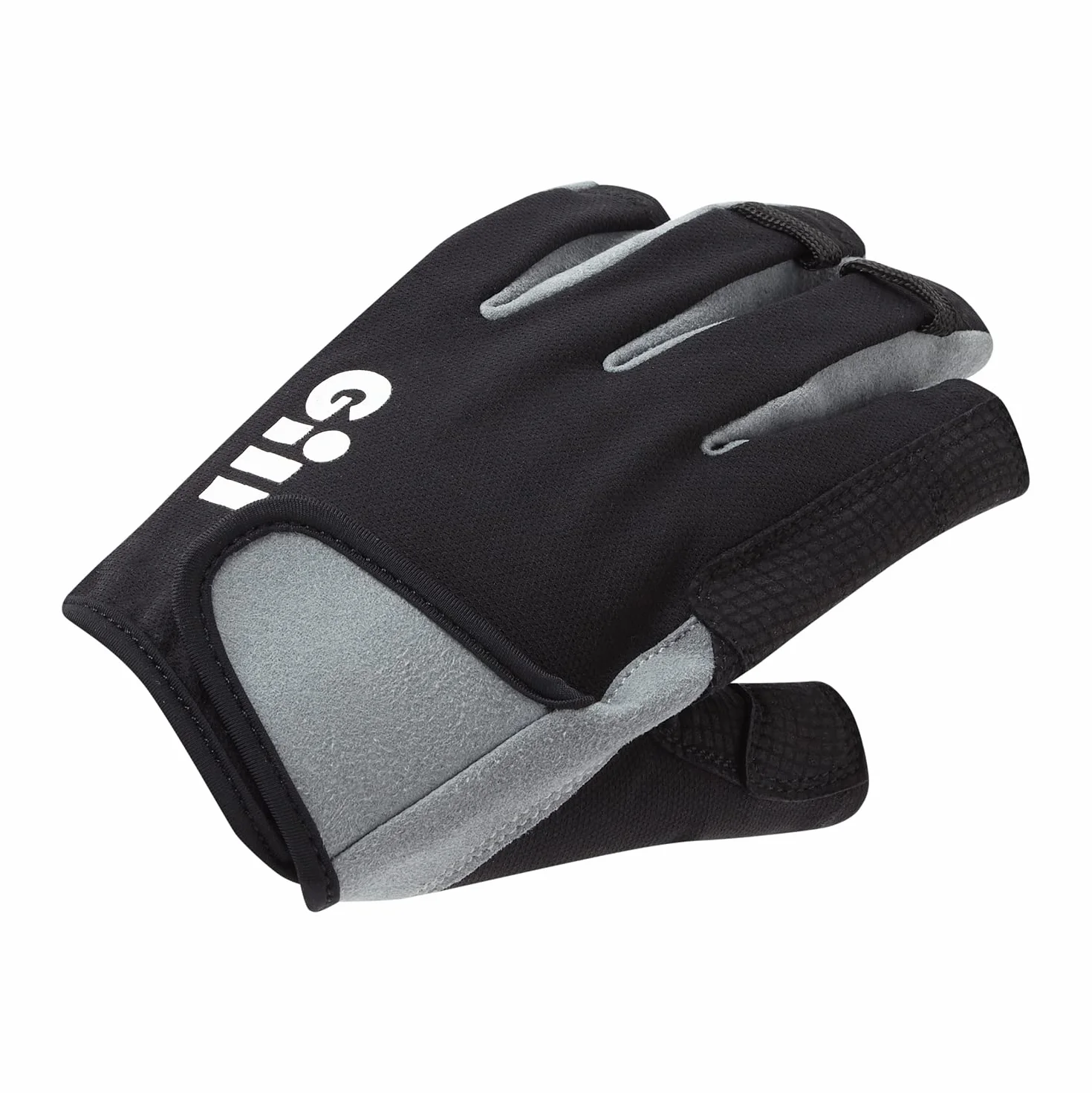 Guantes de navegación Gill Deckhand - Dedo corto con dedos de ¾ de longitud - Protección solar UV 50+ y repelente al agua