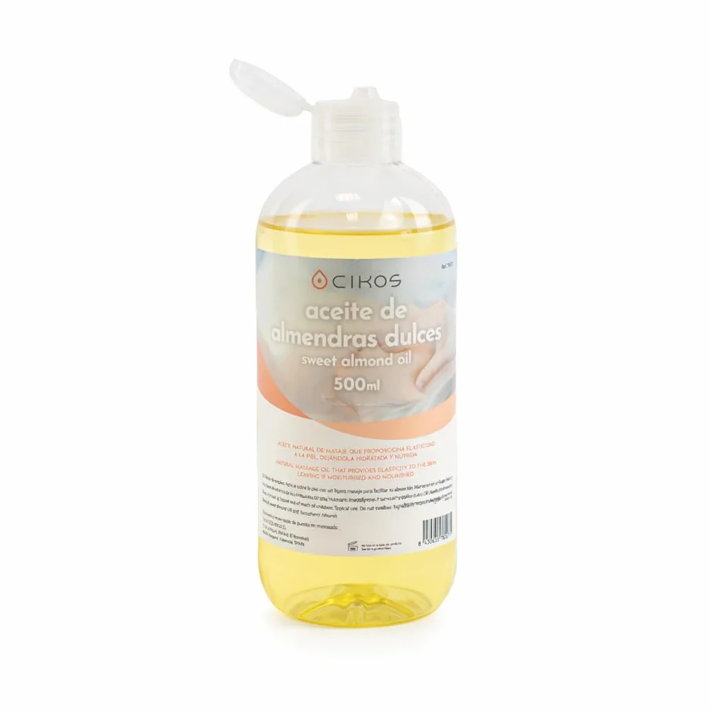CIKOS Aceite de Masaje Profesional con Almendras Dulces y Vitamina E 500 ml