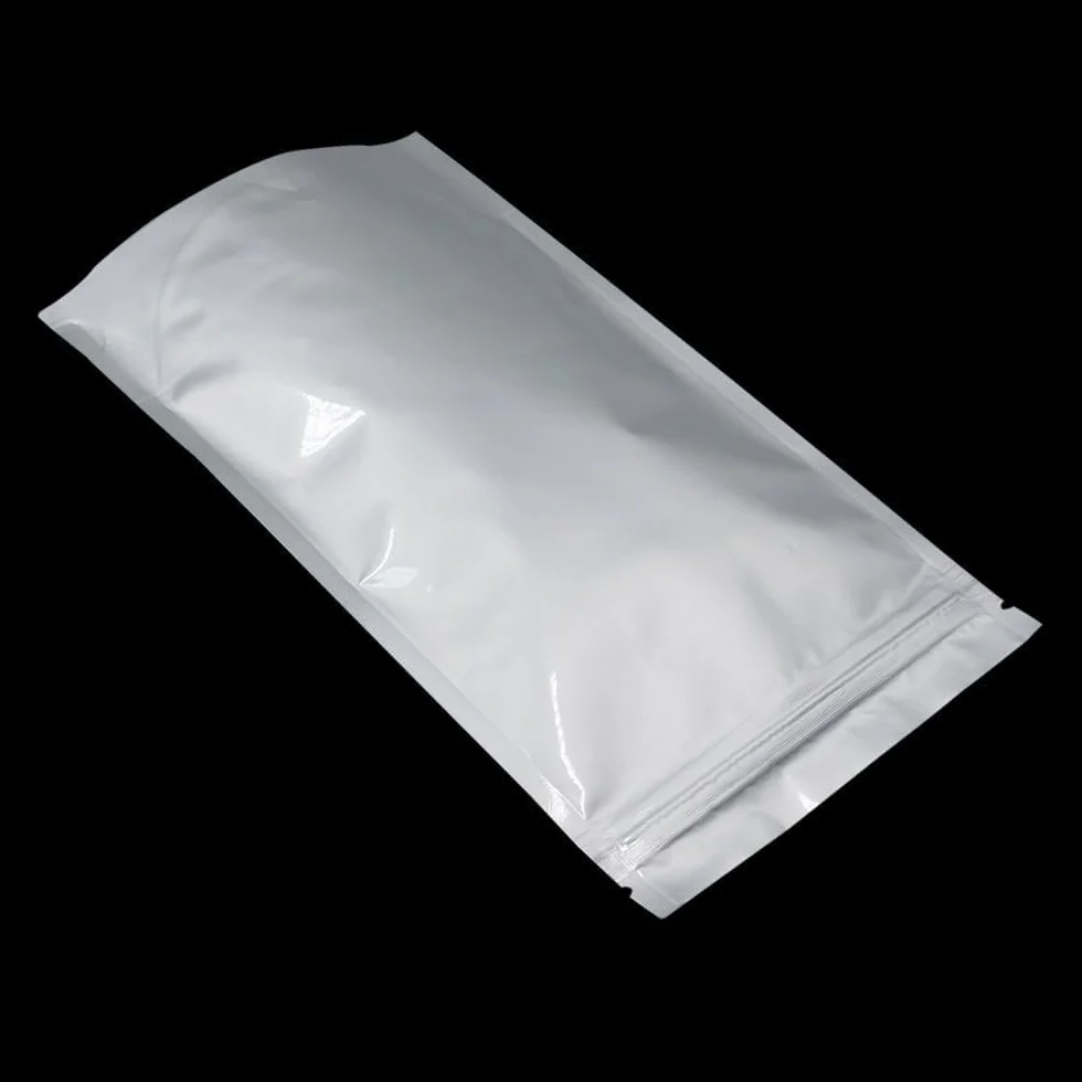 Bolsas de Papel de Aluminio Almacenamiento Alimentos Cremallera 12x20cm