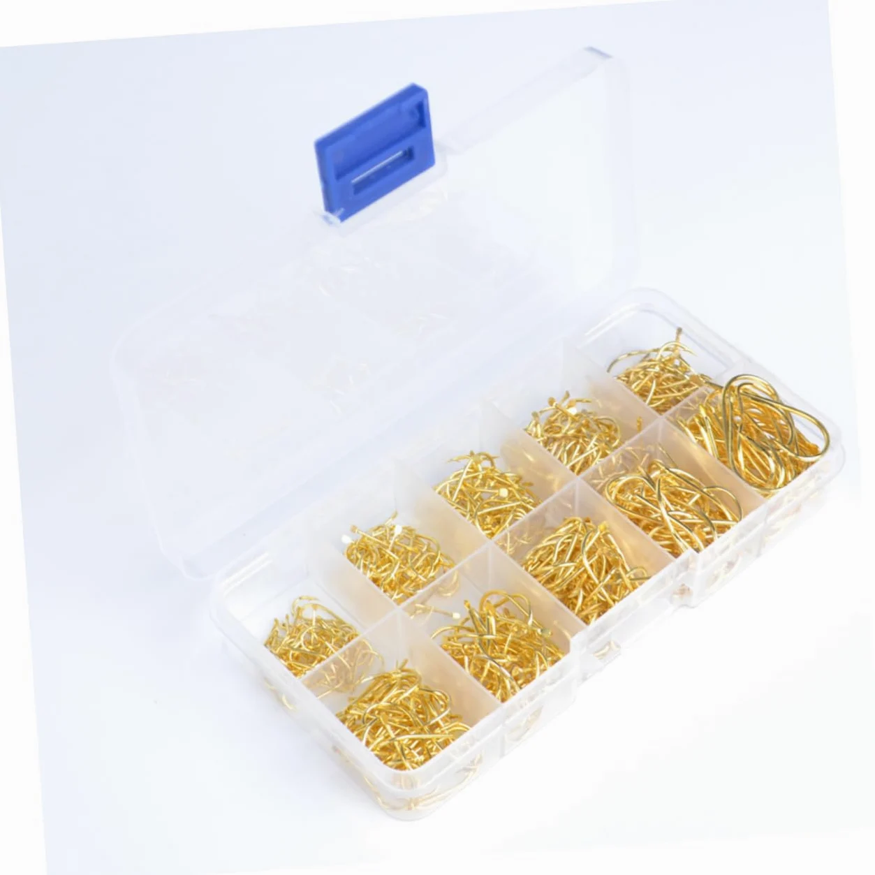 SUPVOX Caja De Anzuelos De Pesca De Accesorios De Pesca Dorados para Actividades Al Aire