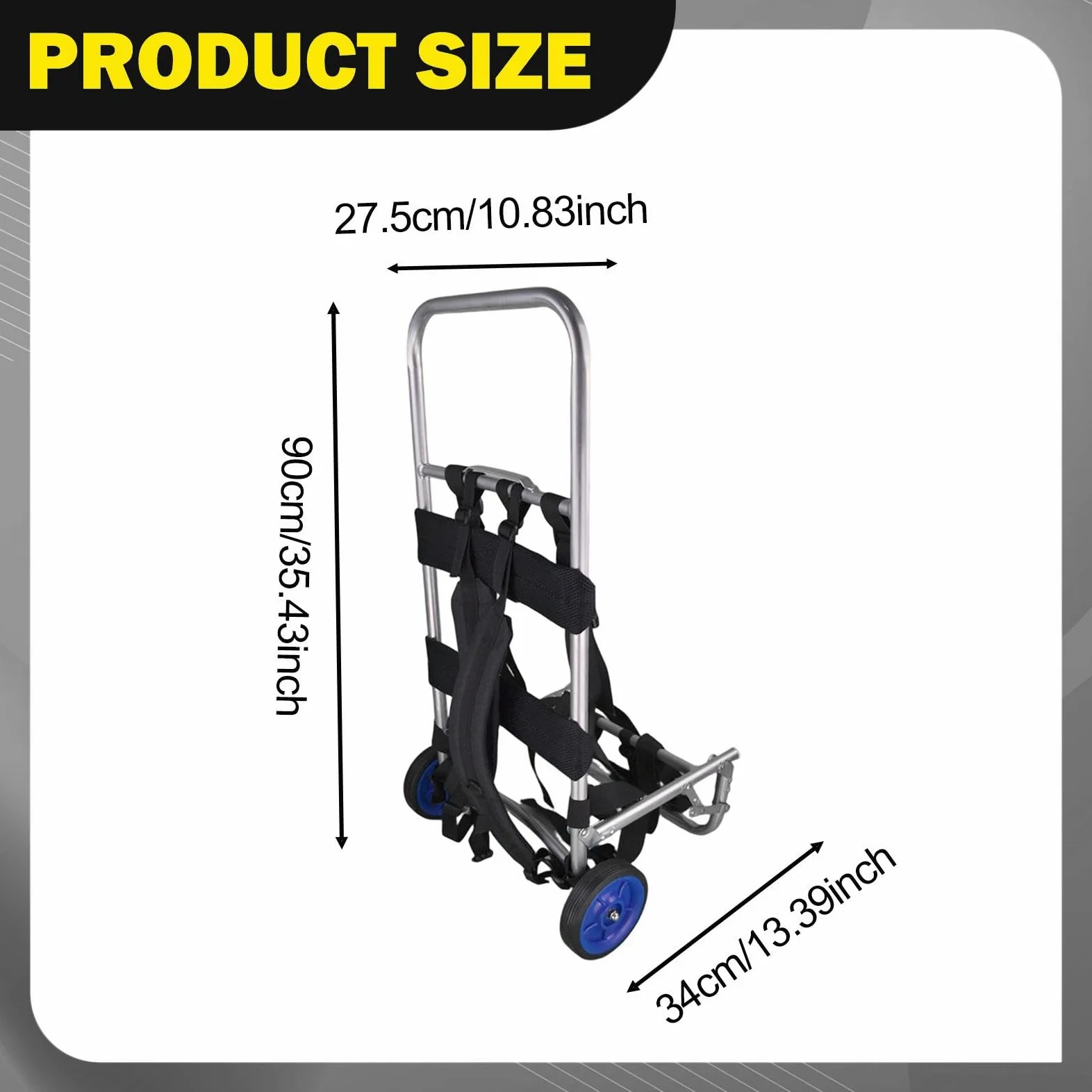 Sharplace Mochila de Gran Capacidad con Armazón de Aleación de Aluminio, Práctica, Resistente Y de Calidad, con Ruedas para Equipo Y Actividades Al Aire