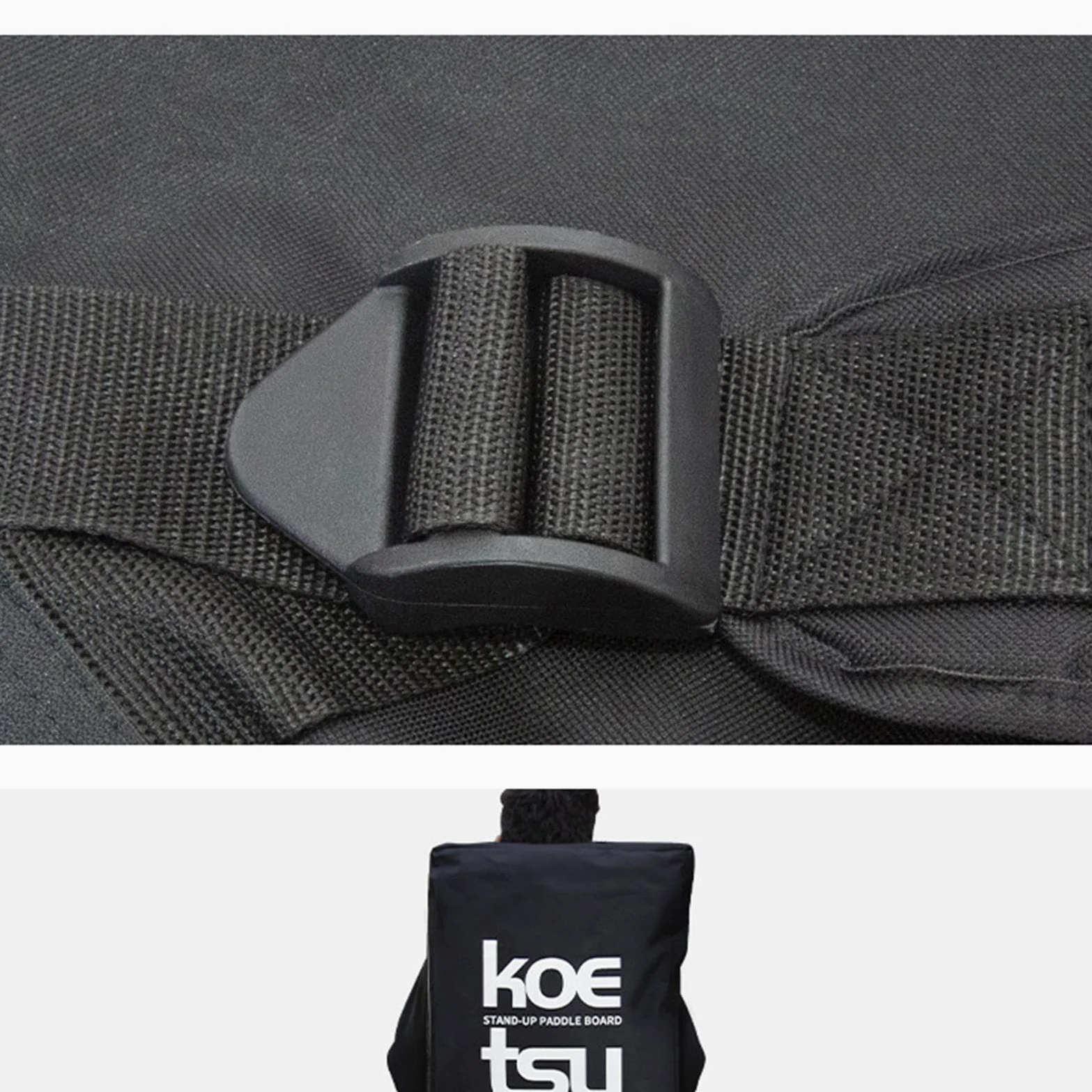 Su-p - Mochila inflable para tabla de paddle de 125 l, bolsa de transporte para tabla S-UP | Mochila robusta para tablas de remo populares | estándar con ruedas 110 x 45 x 25 cm