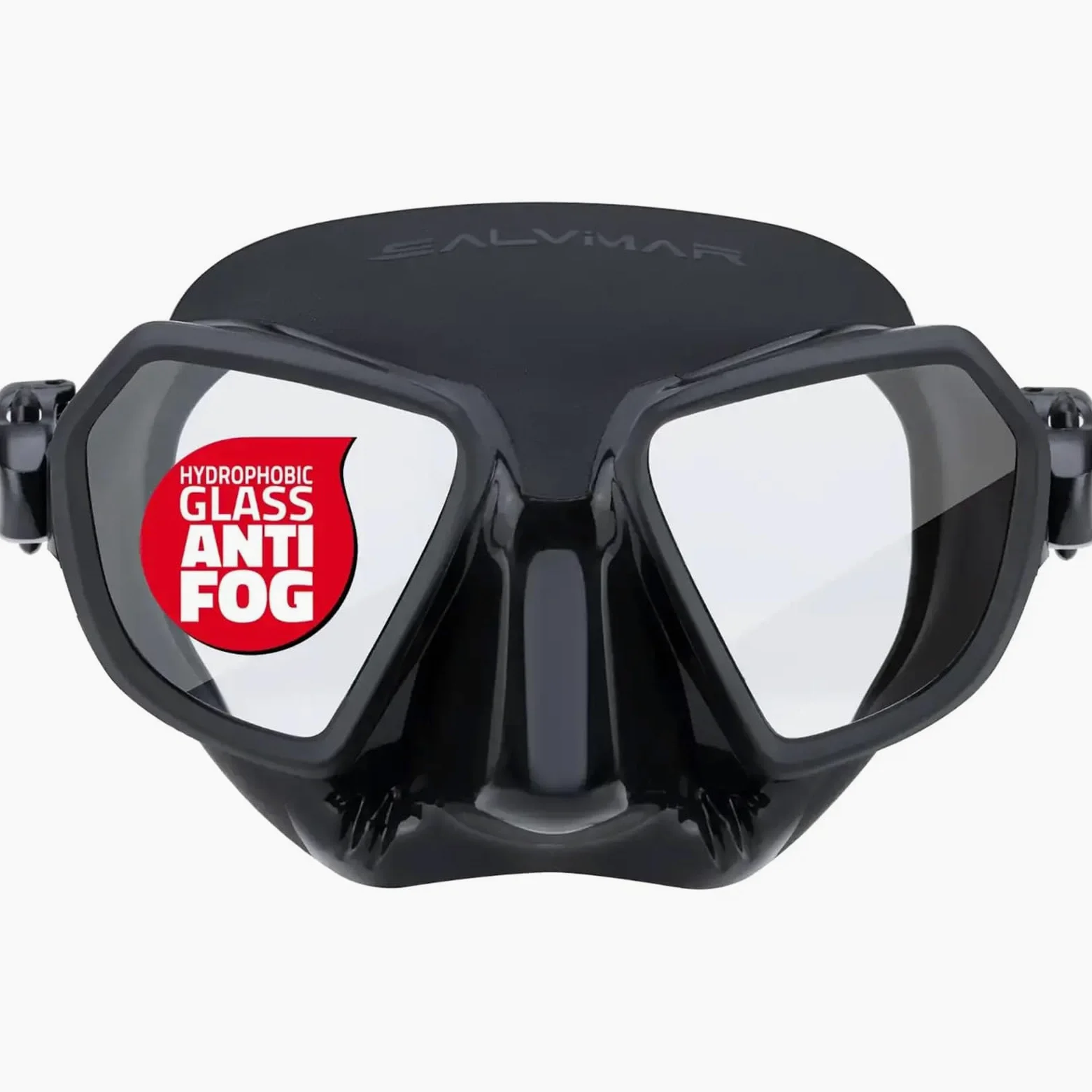 SALVIMAR Máscara unisex Noah antivaho | Máscara duradera ligera ajustable de bajo volumen interno para buceo y pesca submarina con marco moldeado y correa de silicona