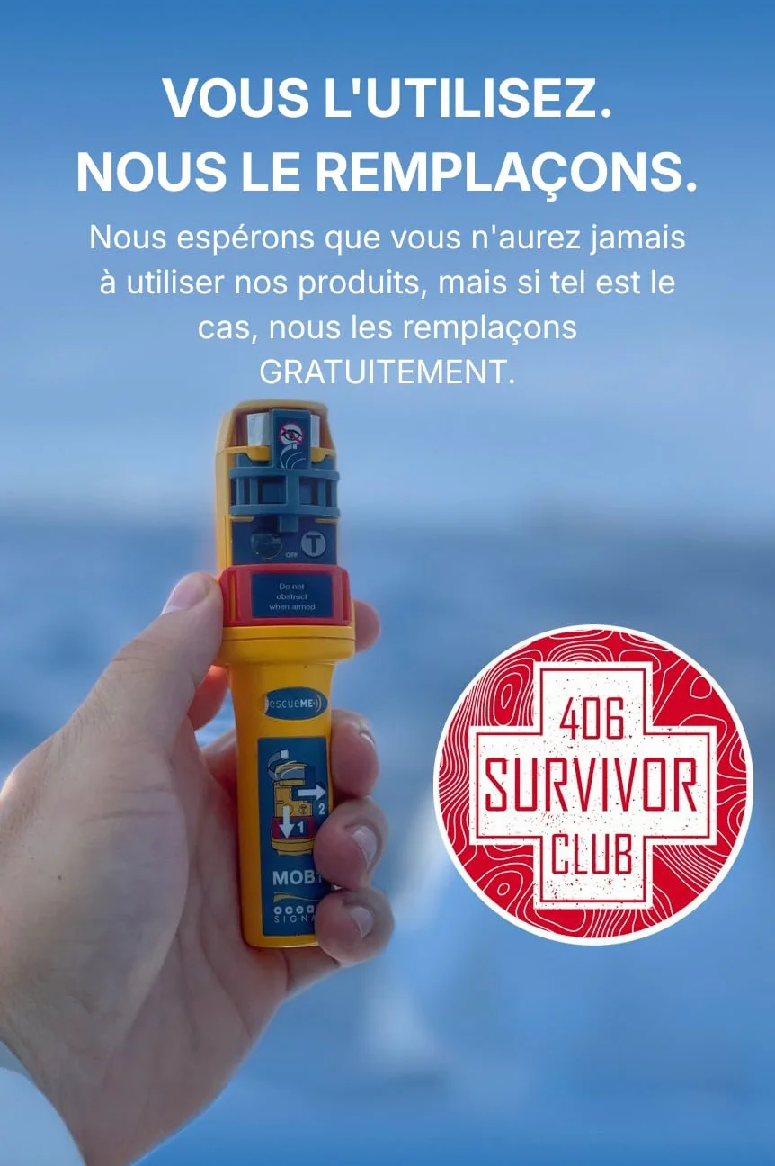 Ocean Signal rescueME MOB2 Radiobaliza Hombre al Agua (Aprobada Clase M) con AIS, DSC y GPS Integrado - Dispositivo de Seguridad Marítima Compacto, Impermeable y de Alerta de Rescate Instantánea | Activación automática del chaleco salvavidas
