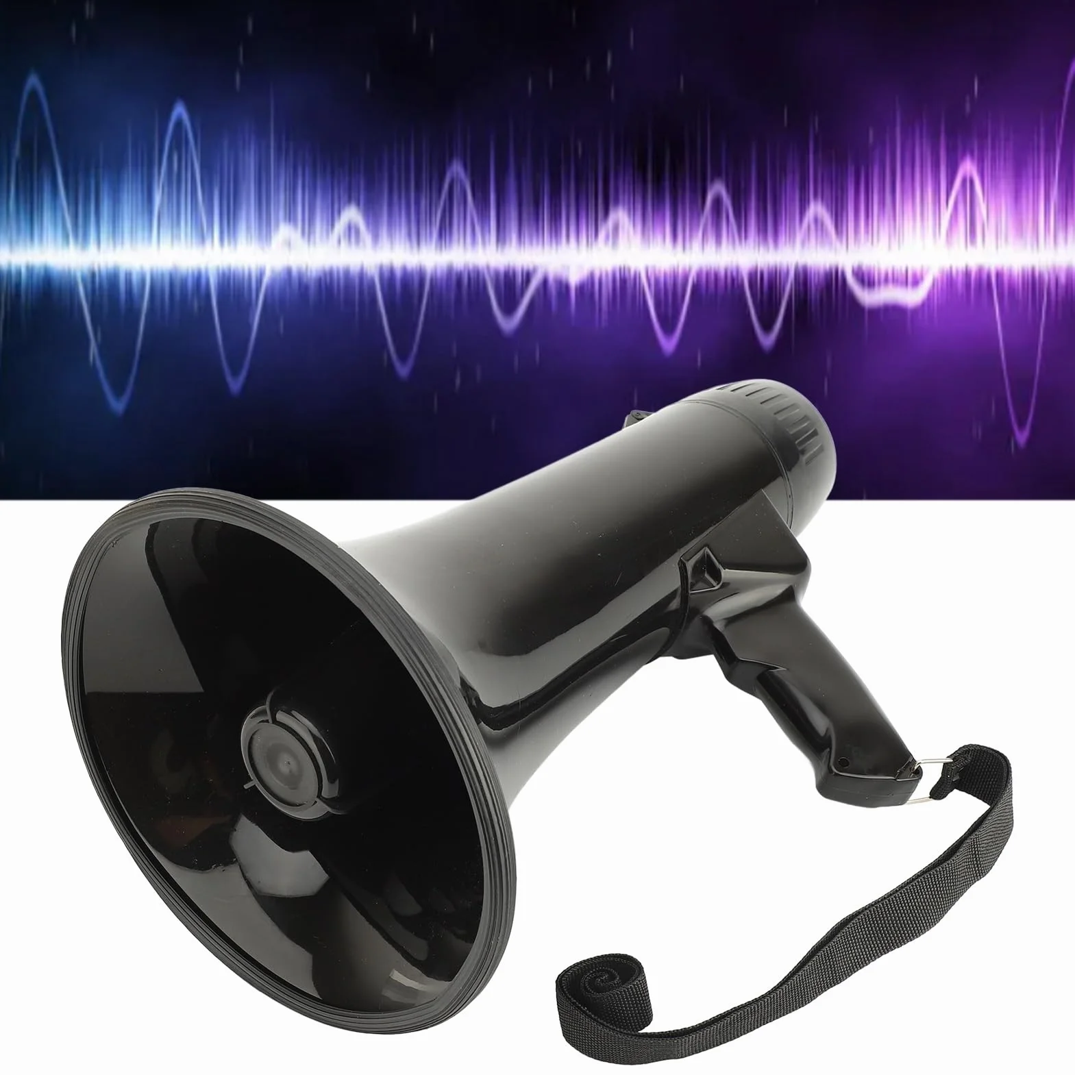 Mégaphone Altavoz de Bocina Portátil Recargable con Micrófono
