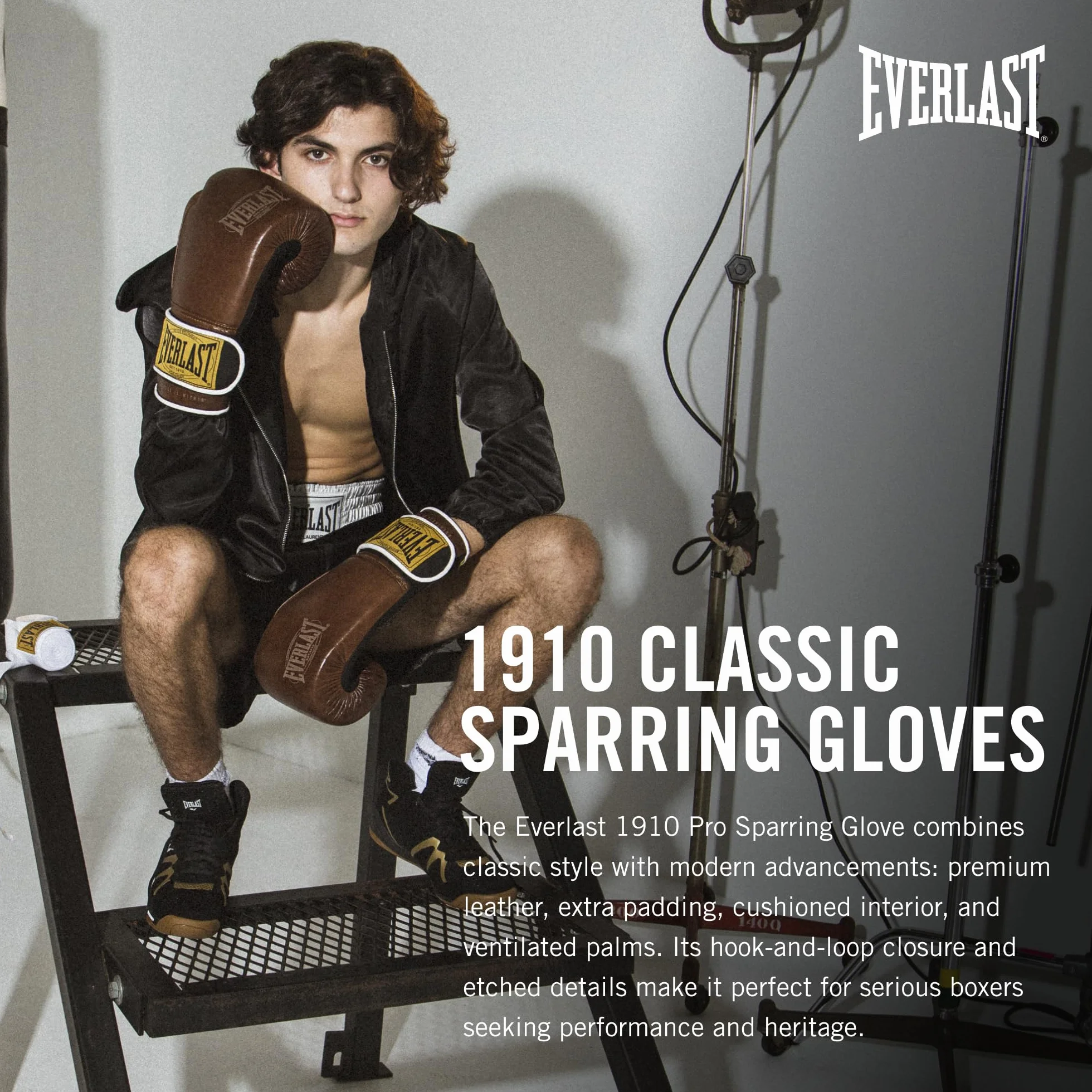 Everlast 1910 Classic Guantes de Boxeo Cuero Cierre Velcro