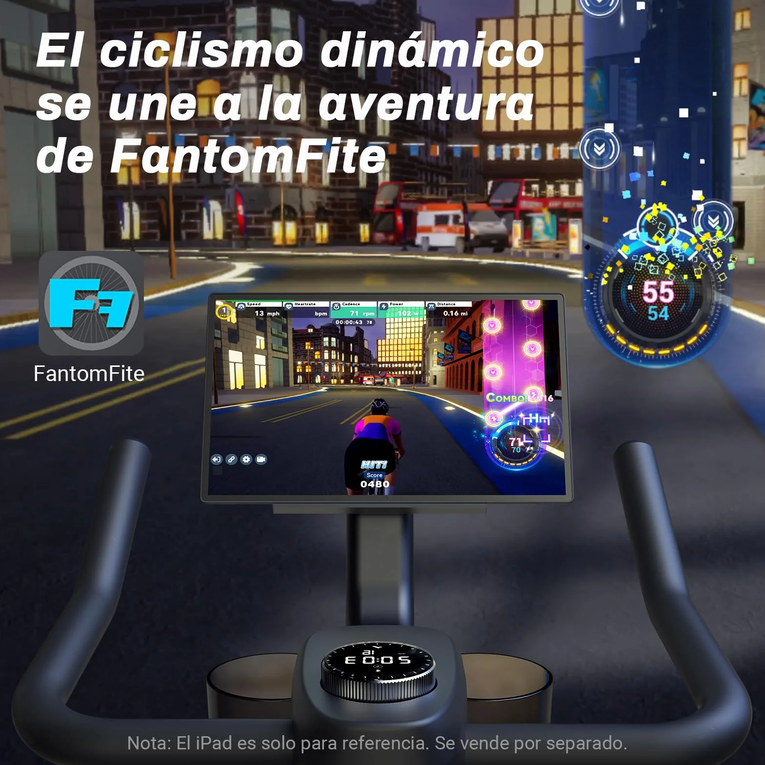 MERACH Bicicleta Estática en Casa con Resistencia Ajustable, Bicicleta Estatica Silenciosa con Monitor LED, Cómodo Cojín de Asiento, App Propia, Capacidad de 136 kg, Entrenamiento Aeróbico